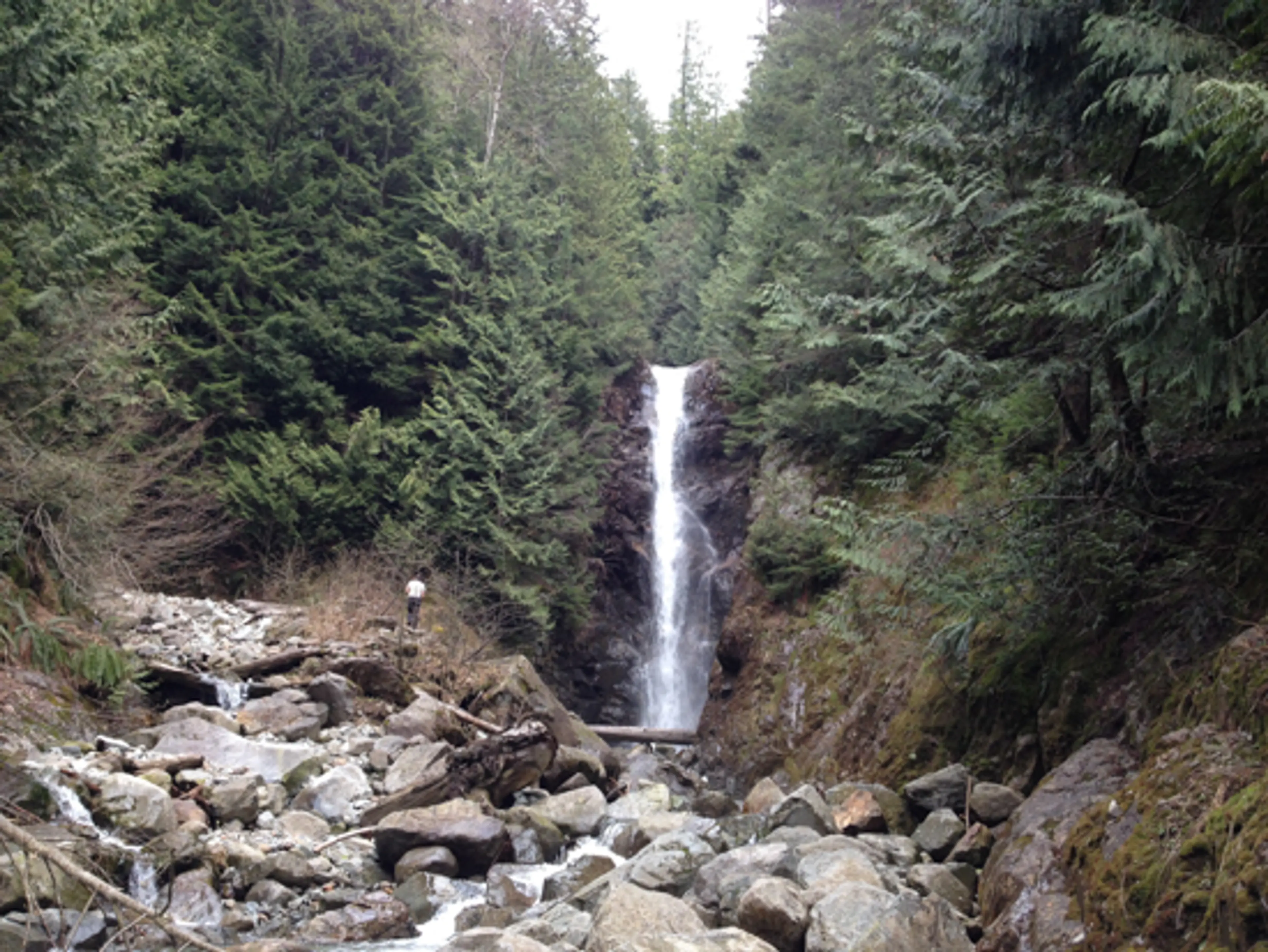 norvan falls rainy day hike