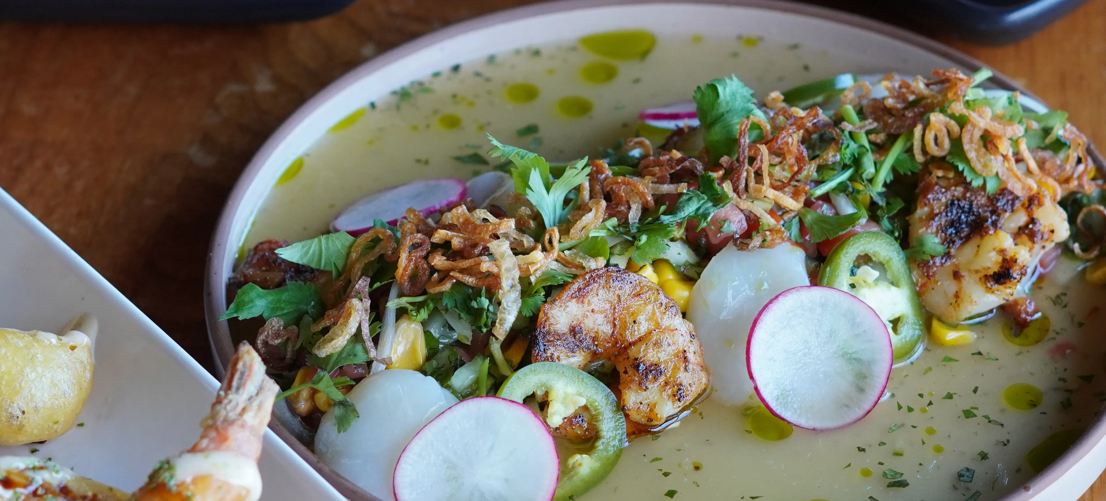 Grilled Prawn and Scallop Ceviche