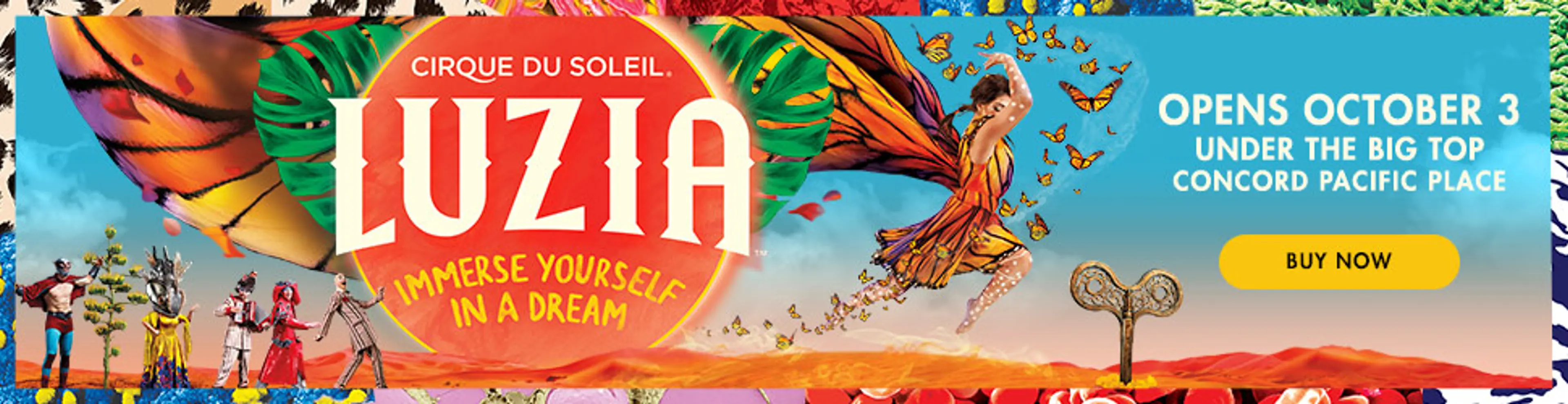 Cirque du Soleil Returns to Vancouver with LUZIA, A Waking Dream of Mexico