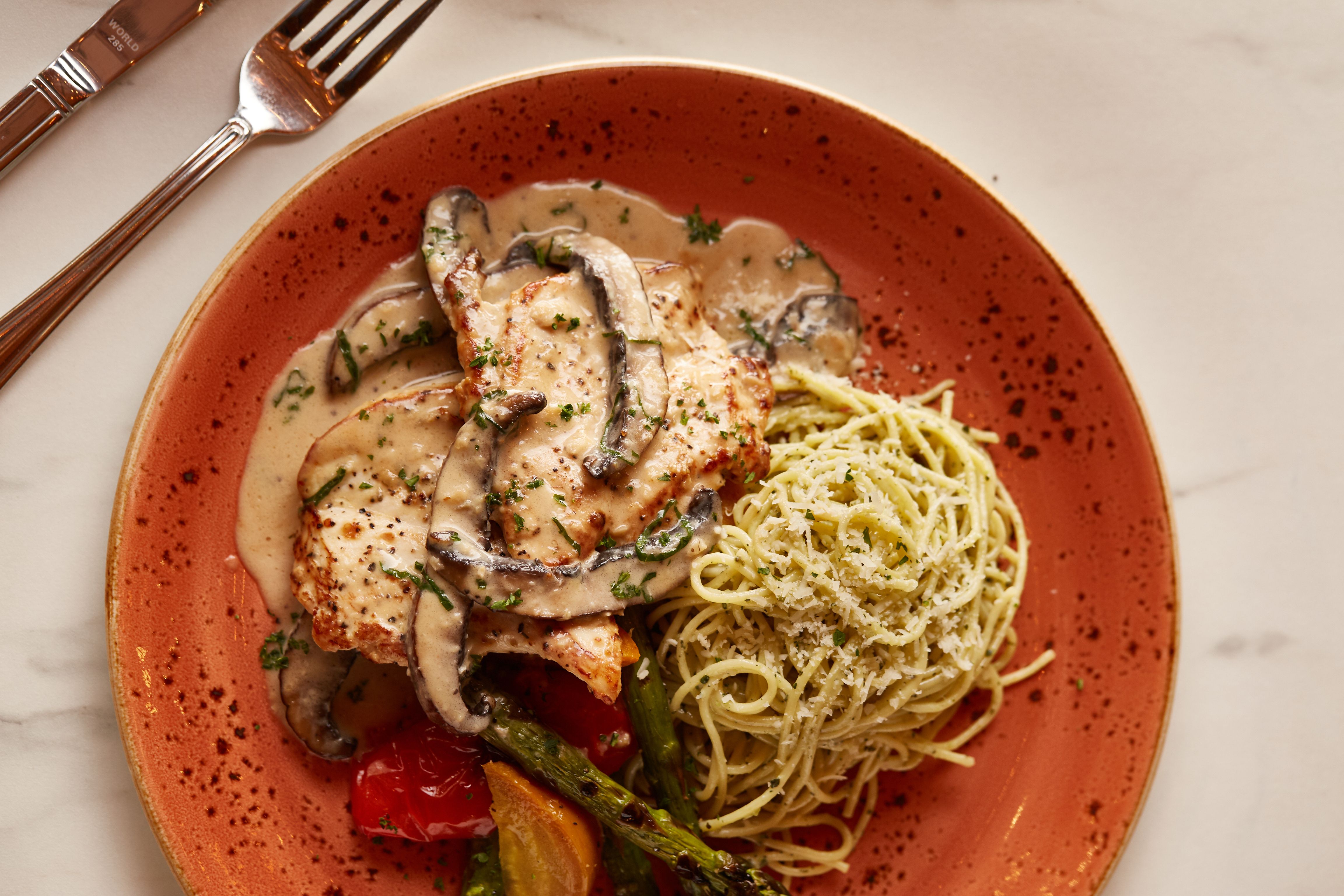 Portobello Mushroom Chicken