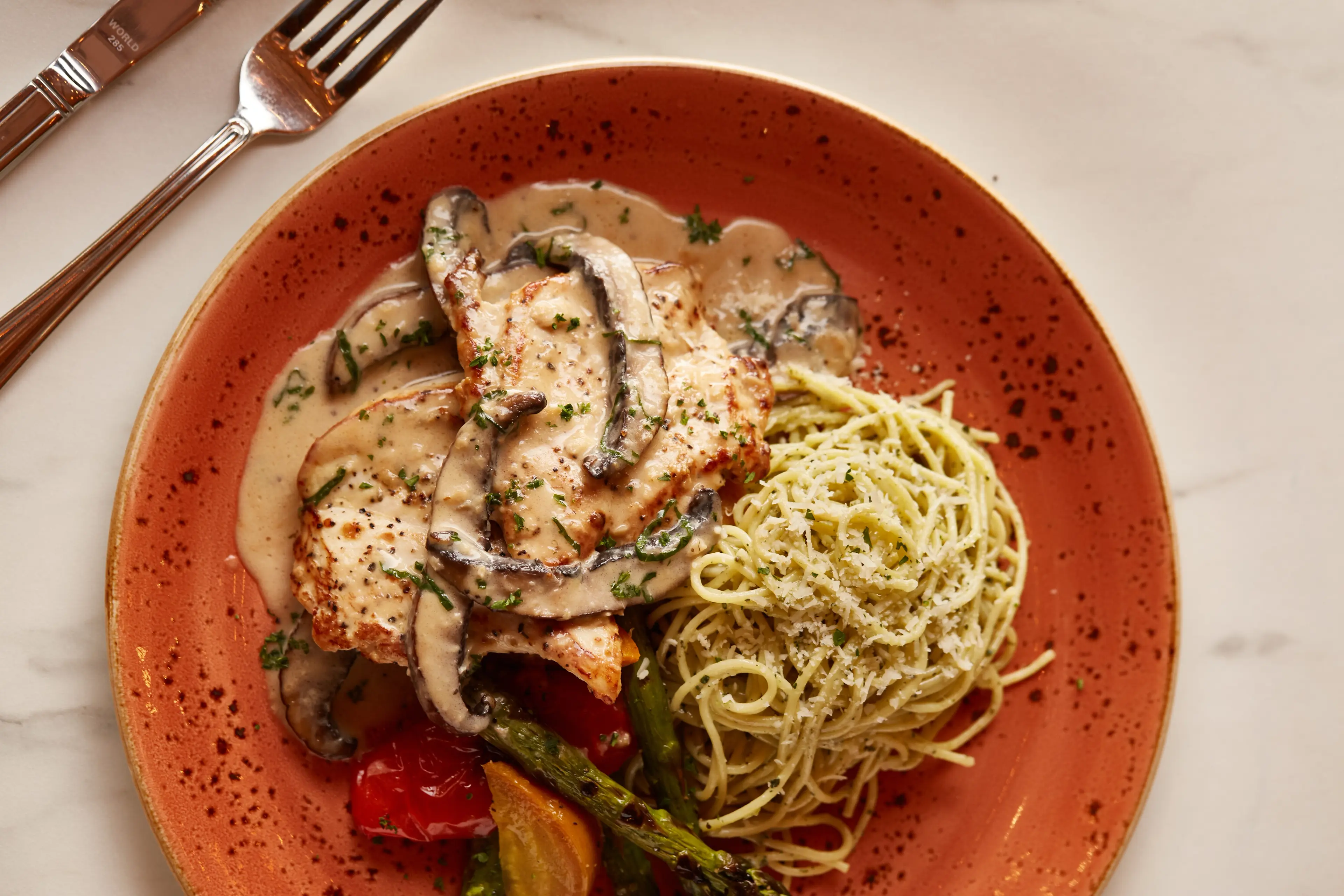 Portobello Mushroom Chicken