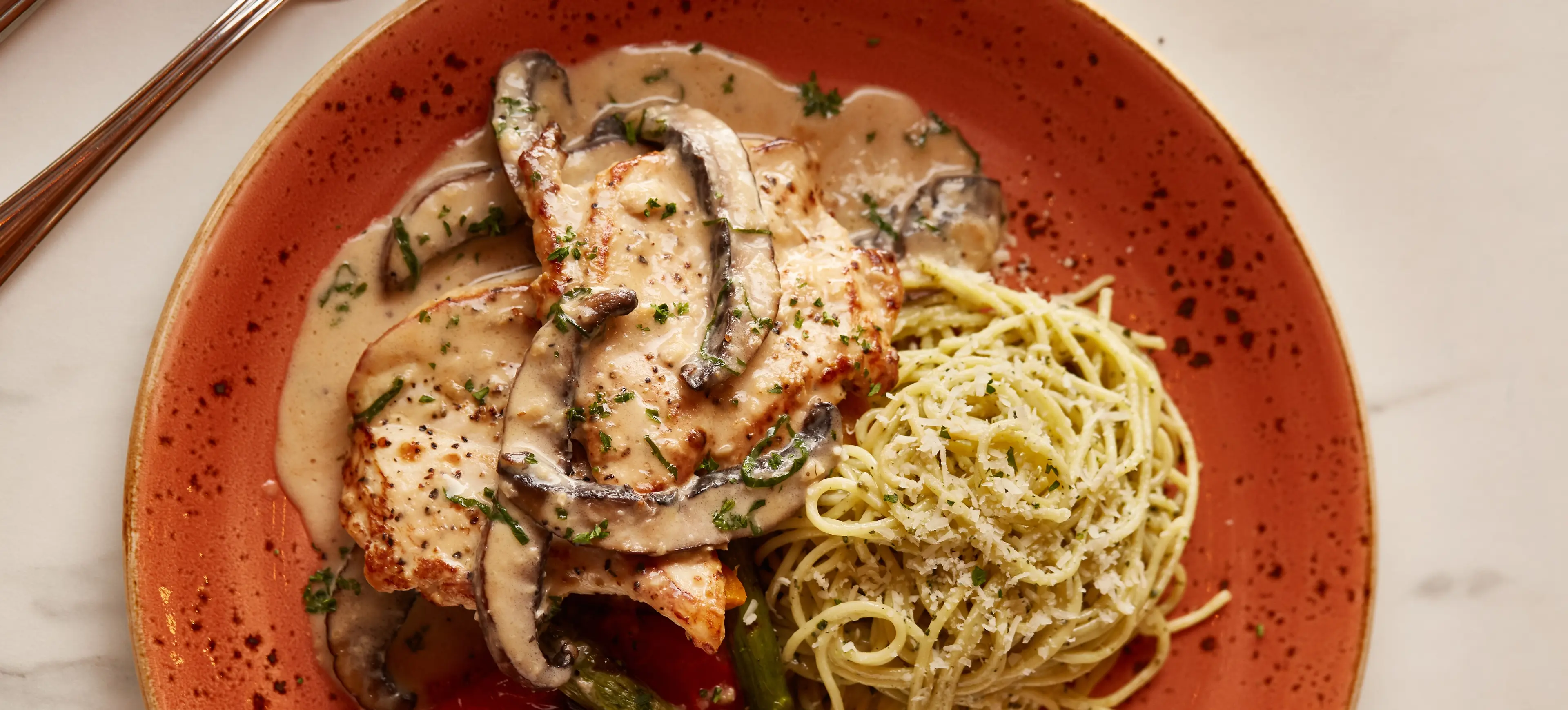 Portobello Mushroom Chicken