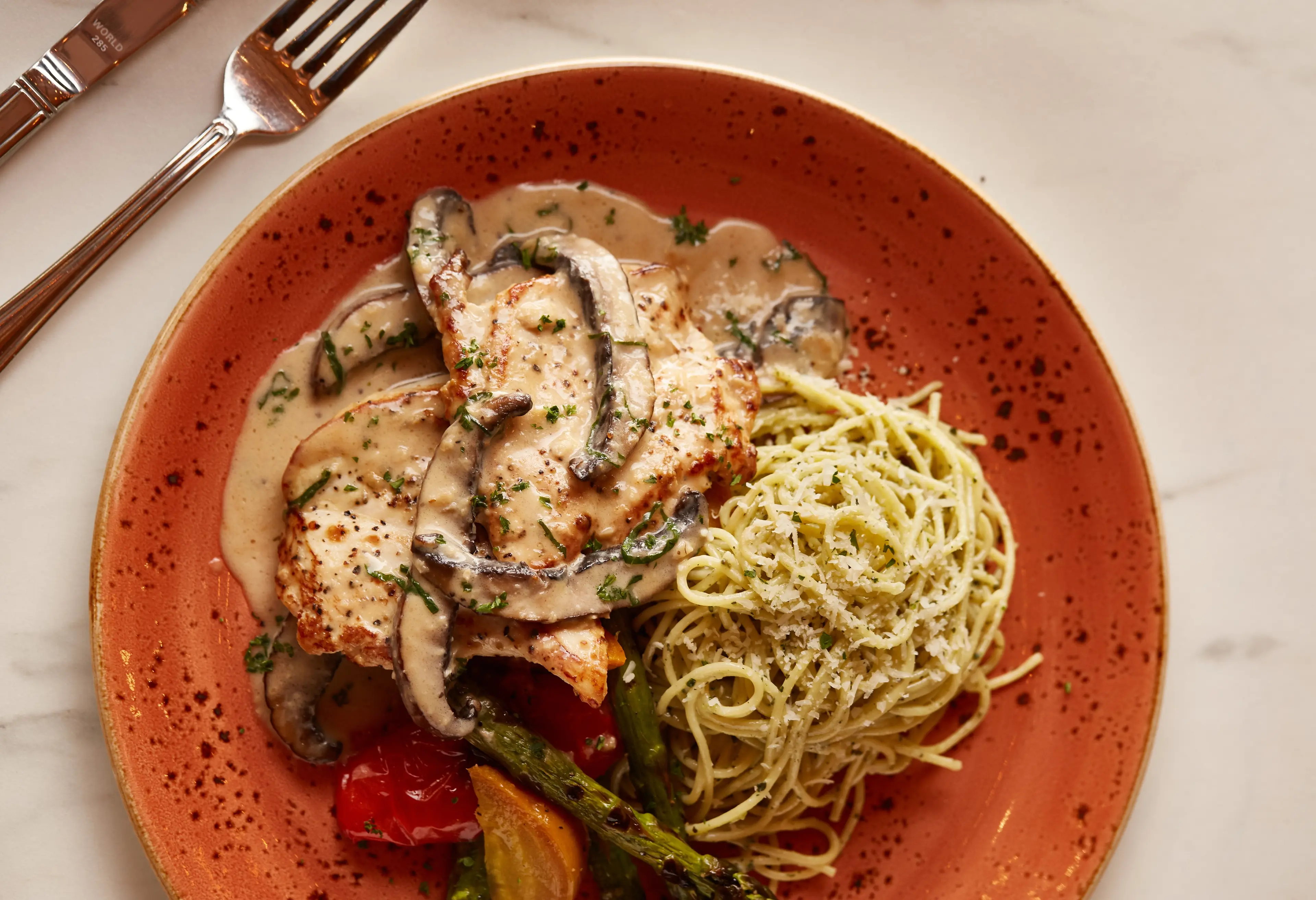 Portobello Mushroom Chicken