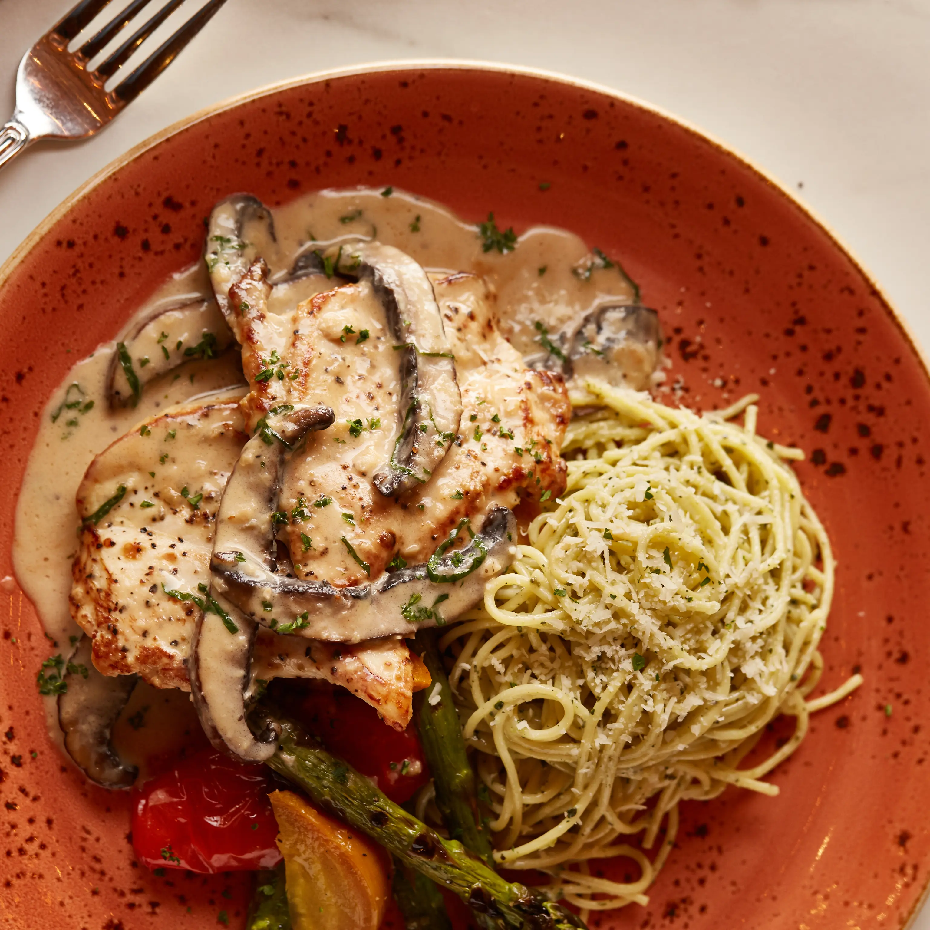 Portobello Mushroom Chicken