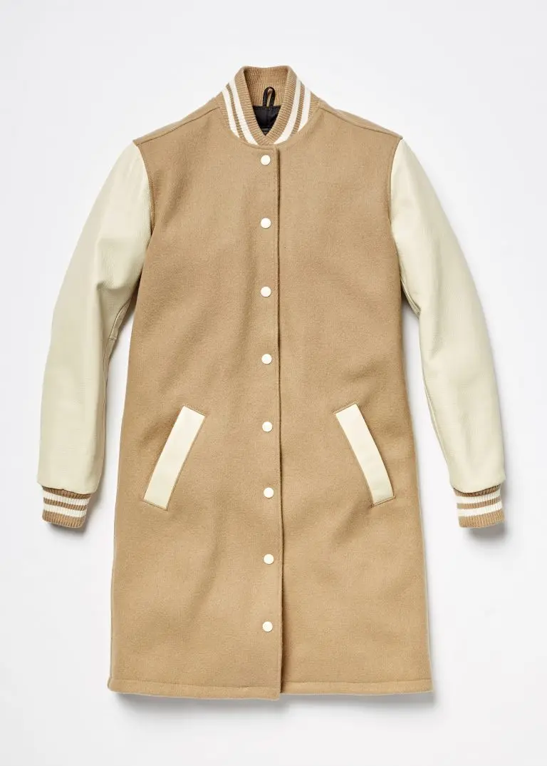 19020093 Long Sorority Jacket Camel