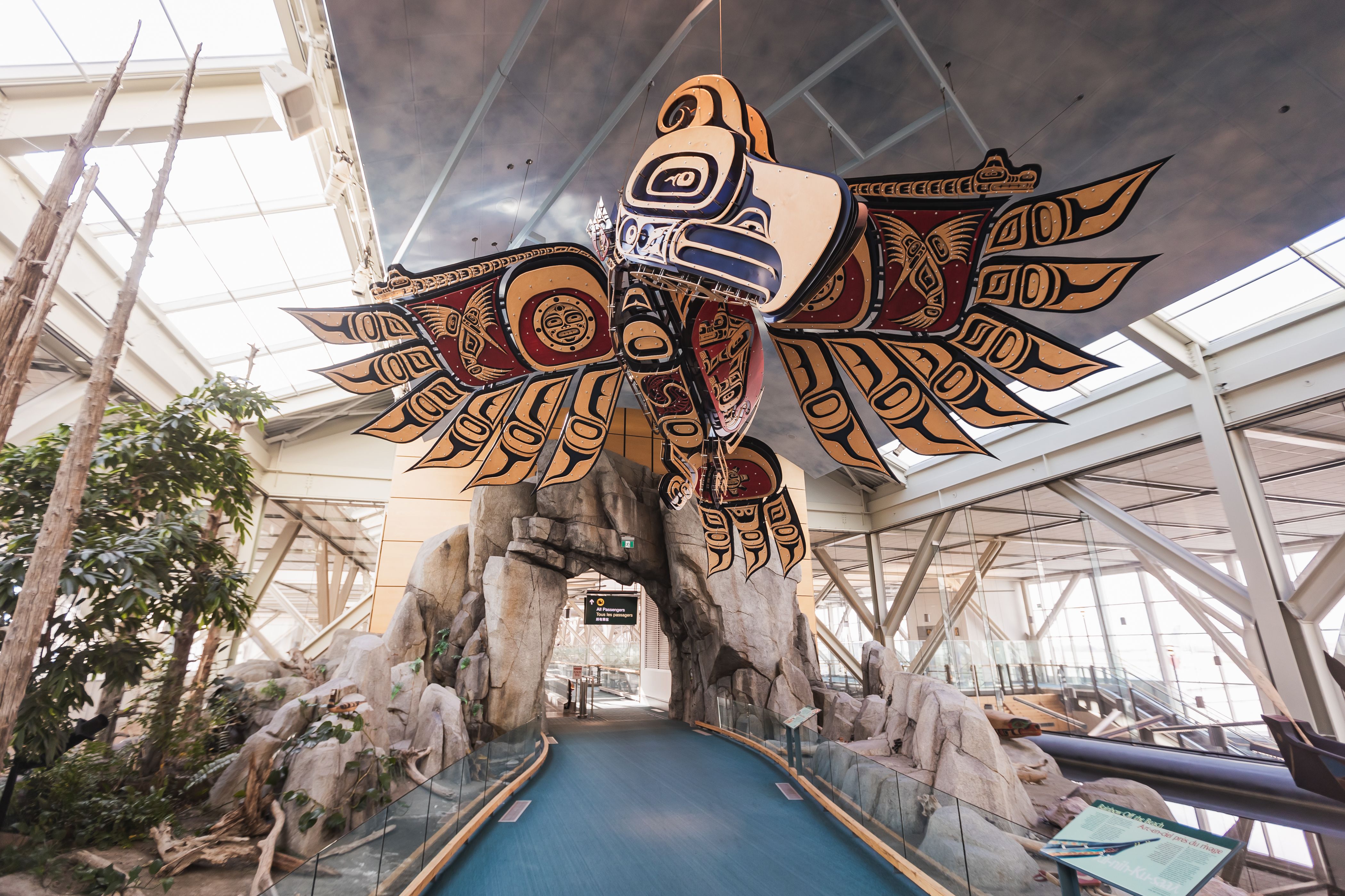 Hetux art YVR Arrivals