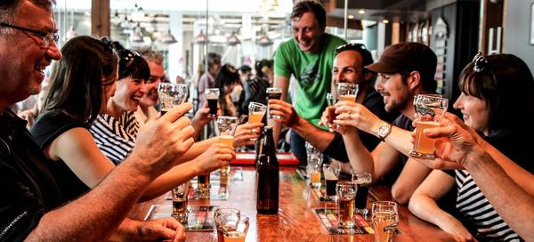 Post Brewery Tour Beers at Granville Island Brewing