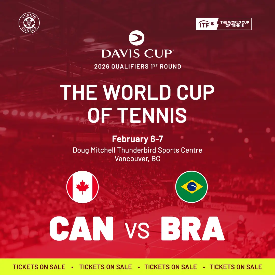 Official Davis Cup banner.