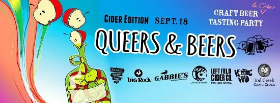 Queers & Beers: An LGBTQ+ Hang-Out for the Rest of Us, Sep. 18