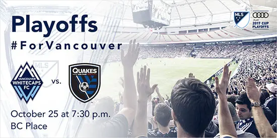 ‘Caps vs. Quakes in Knockout Round this Wednesday (Free Ticket Giveaway!)