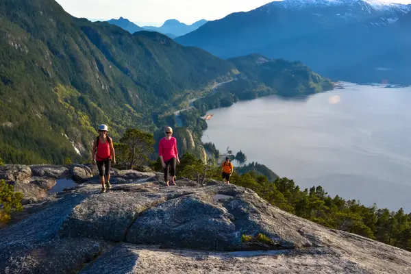 Hiking the Stawamus Chief in Squamish, BC