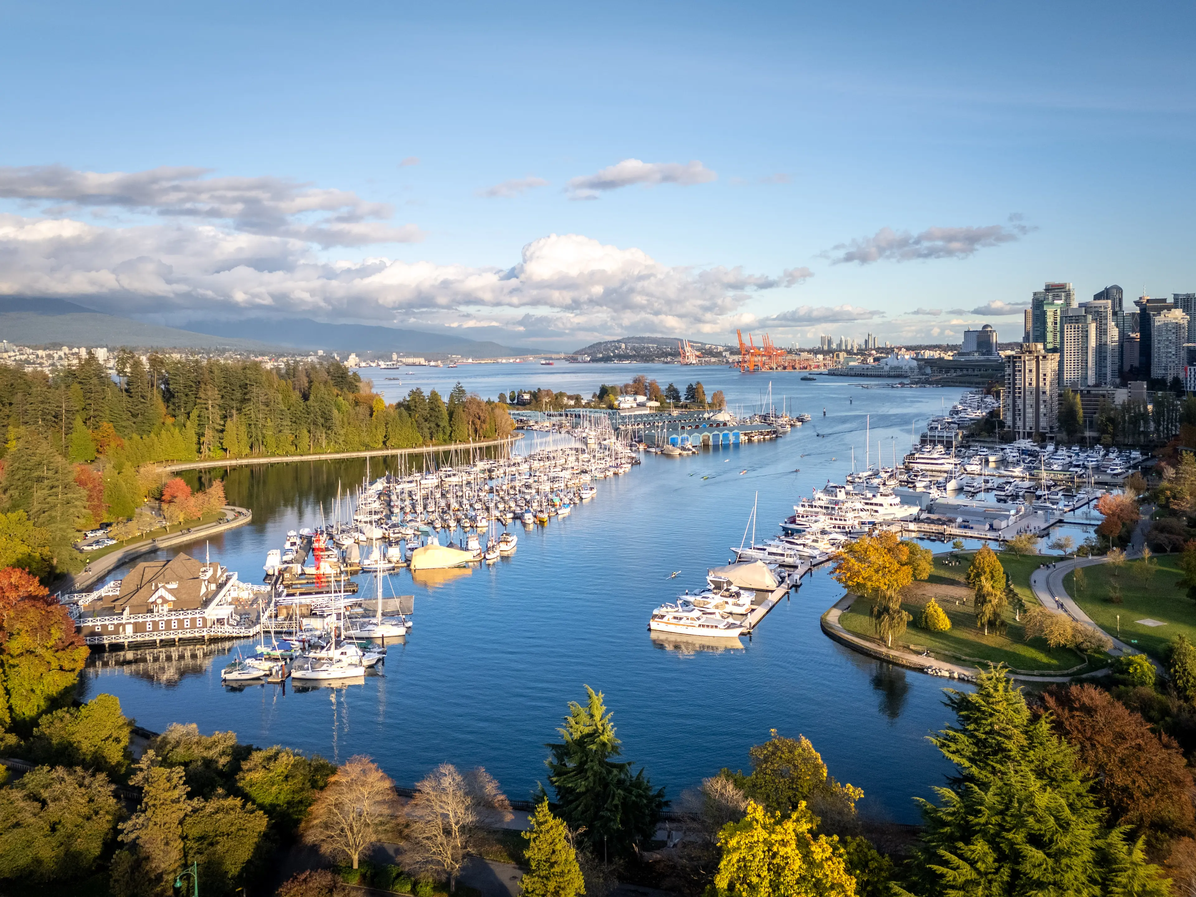 Vancouver Aerial View.