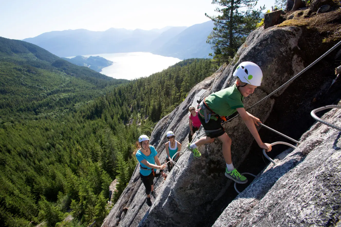 Via Ferrata at the Sea to Sky Gondola in Squamish, BC