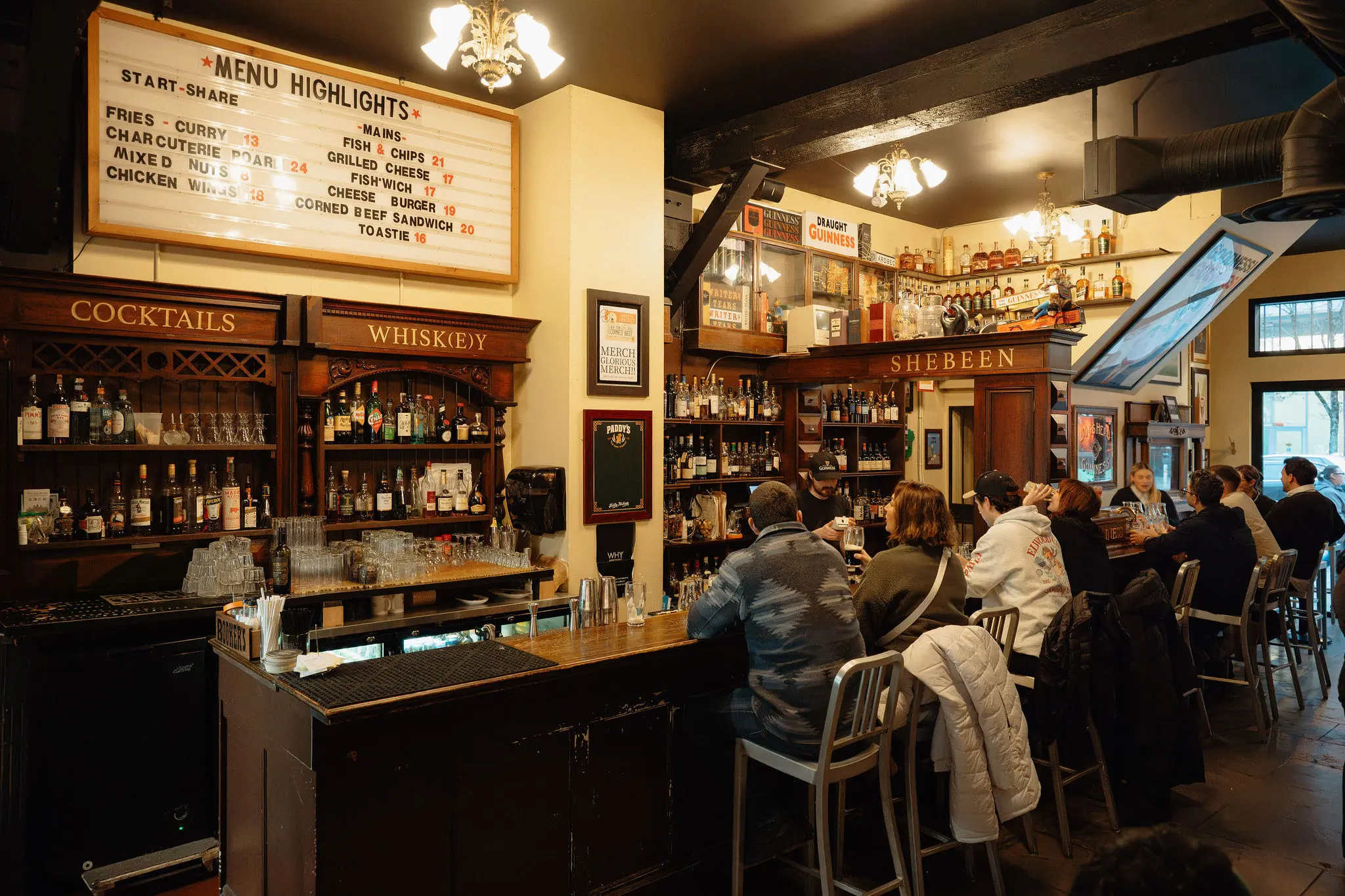 Interior image of The Irish Heather Shebeen in Vancouver.