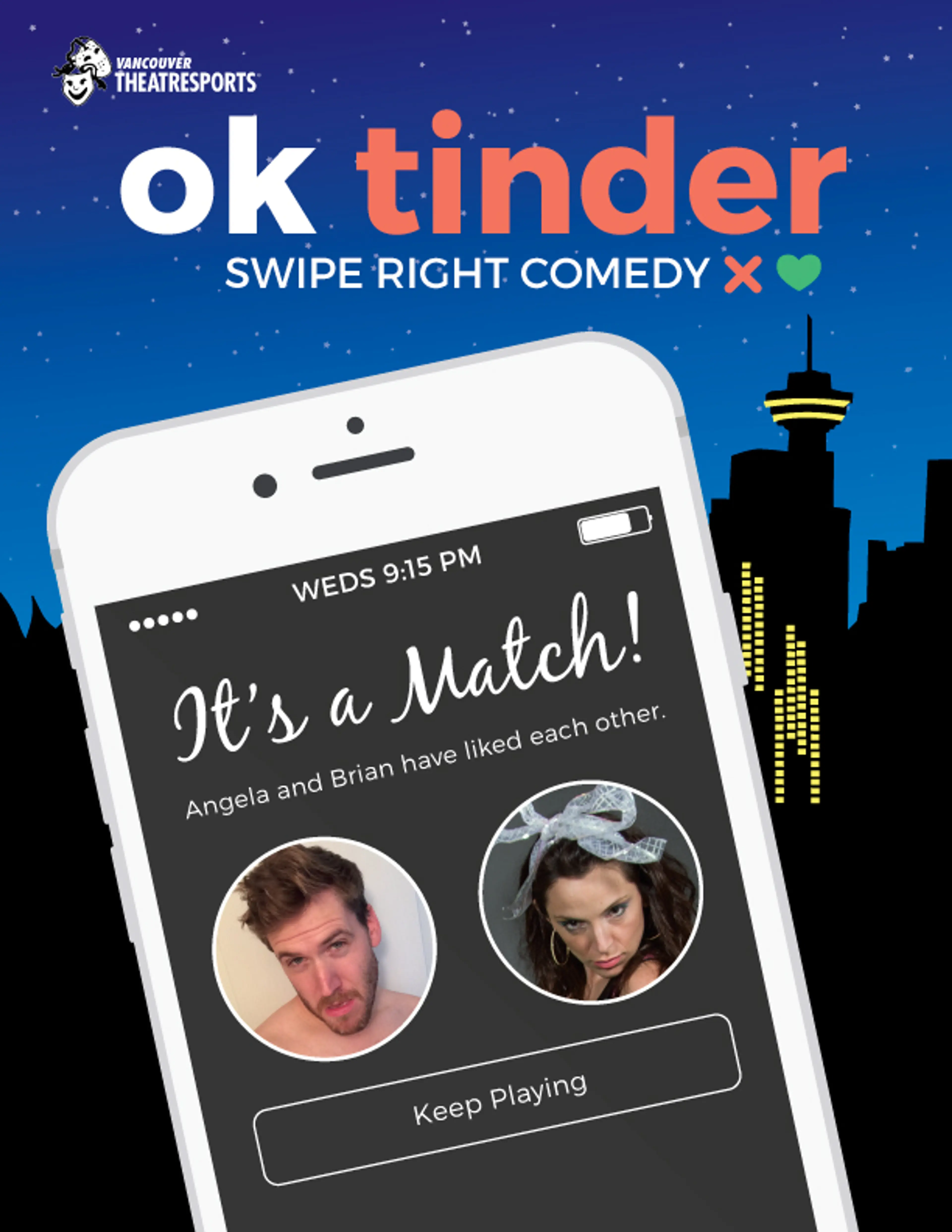 Swipe Right With Vancouver TheatreSports’ OK Tinder
