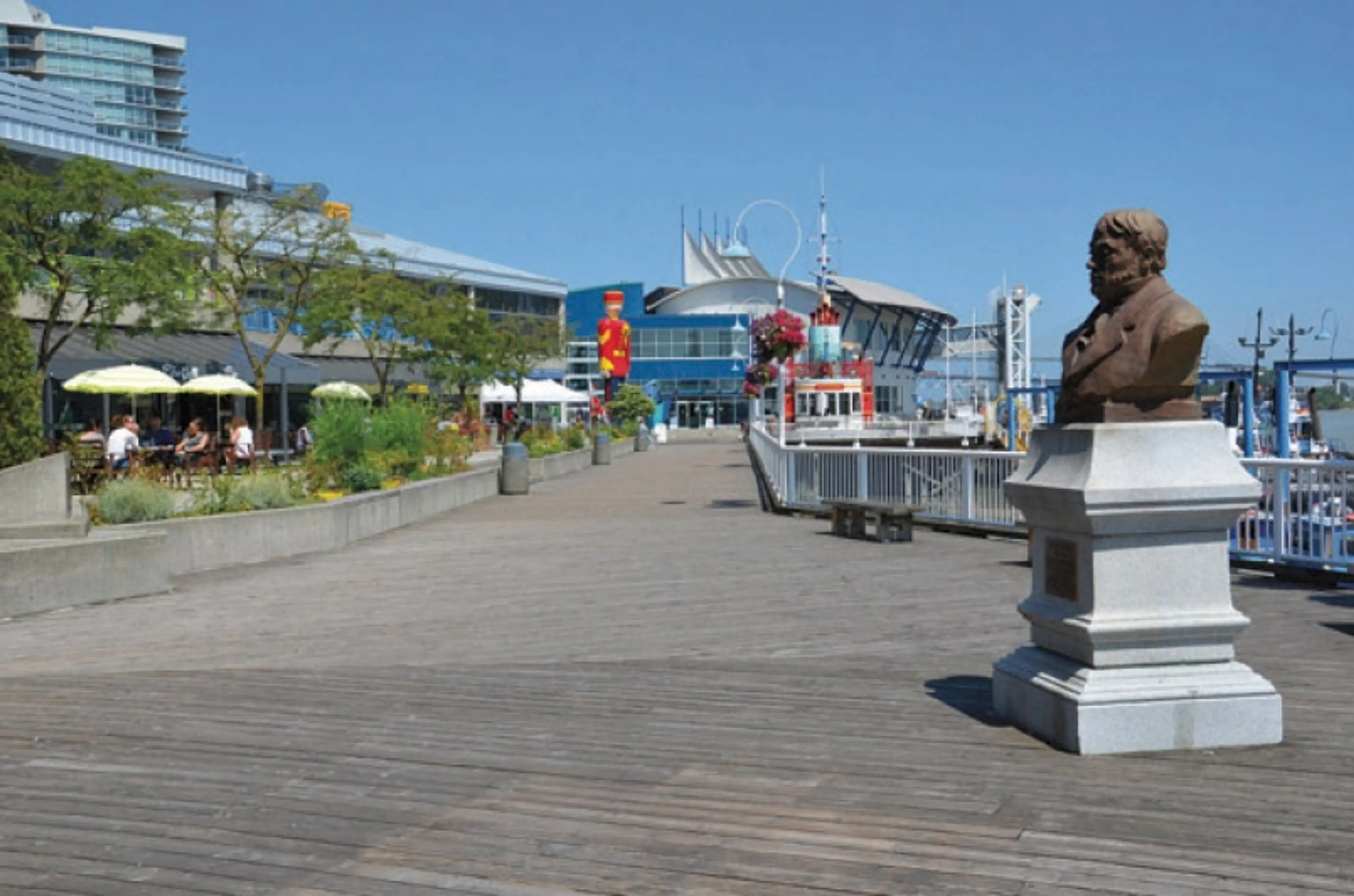 New Westminster Quay boardwalk 