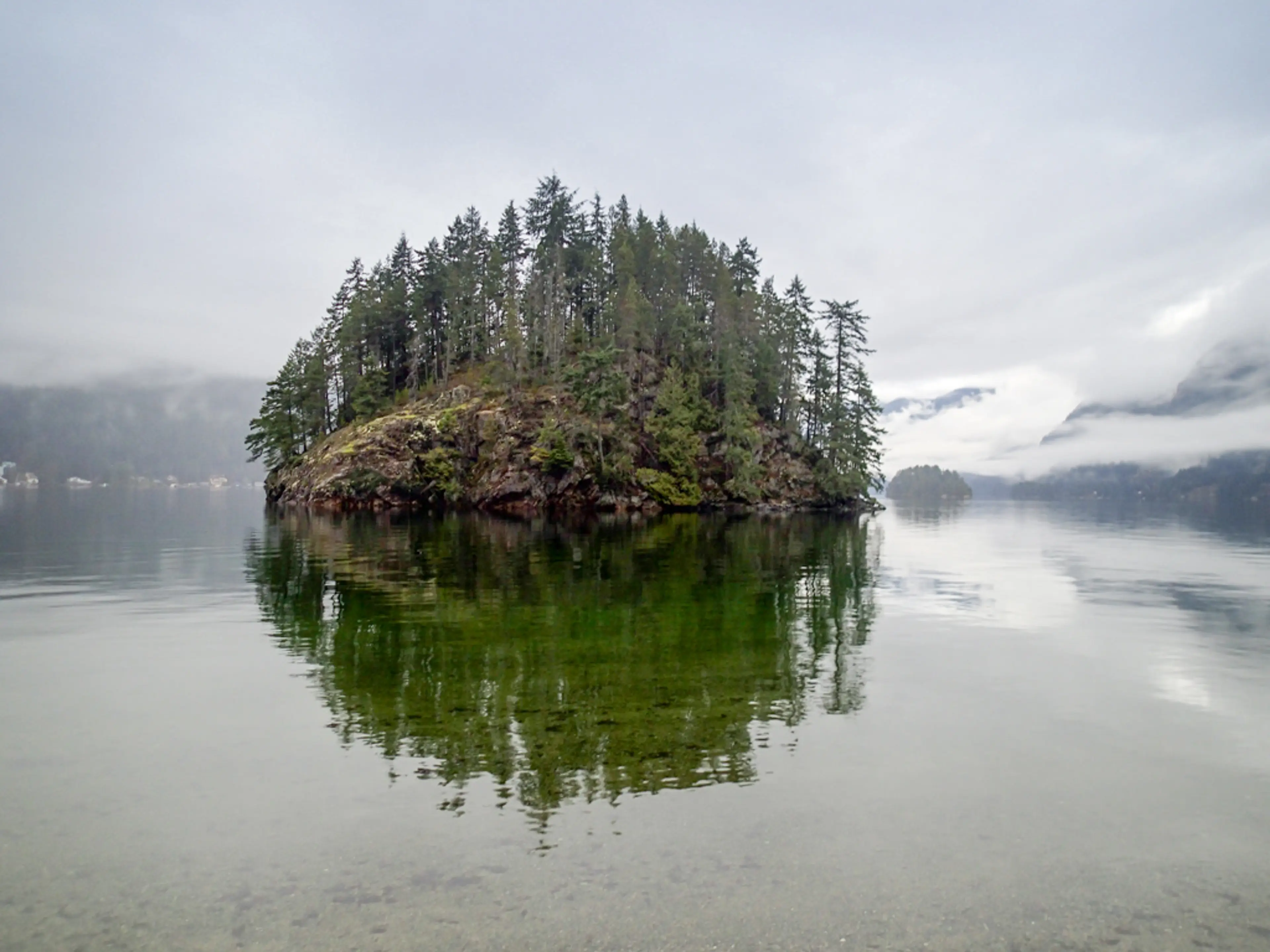Jug Island in Belcarra Park near Vancouver