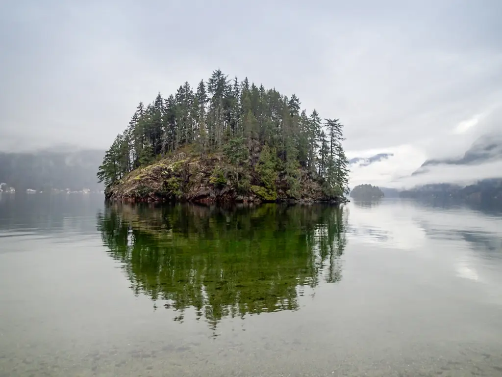 Jug Island in Belcarra Park near Vancouver