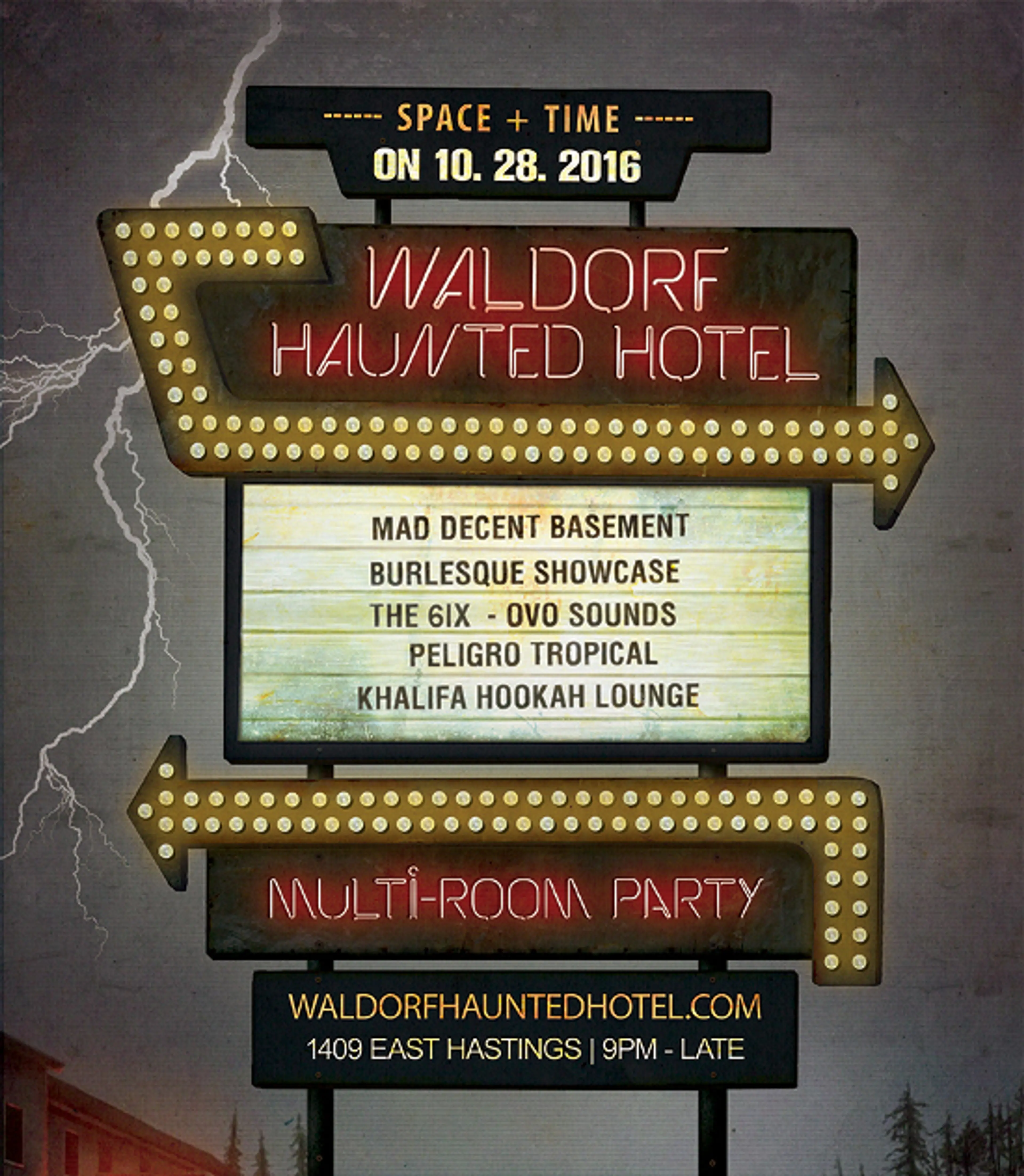 Waldorf Haunted Hotel Halloween Bash, Oct 28 (Free Ticket Giveaway!)