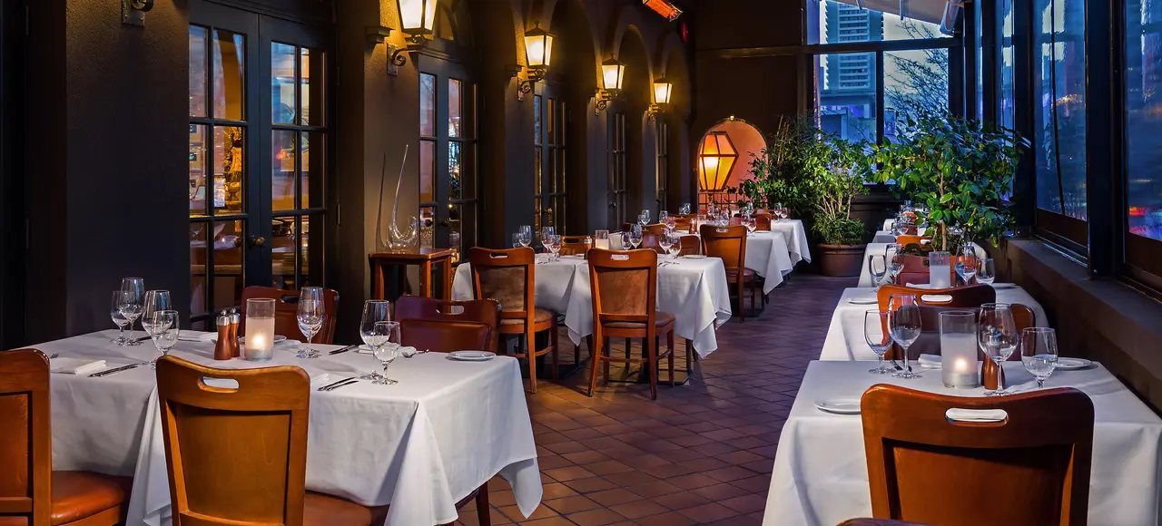 Covered, Heated Terrace