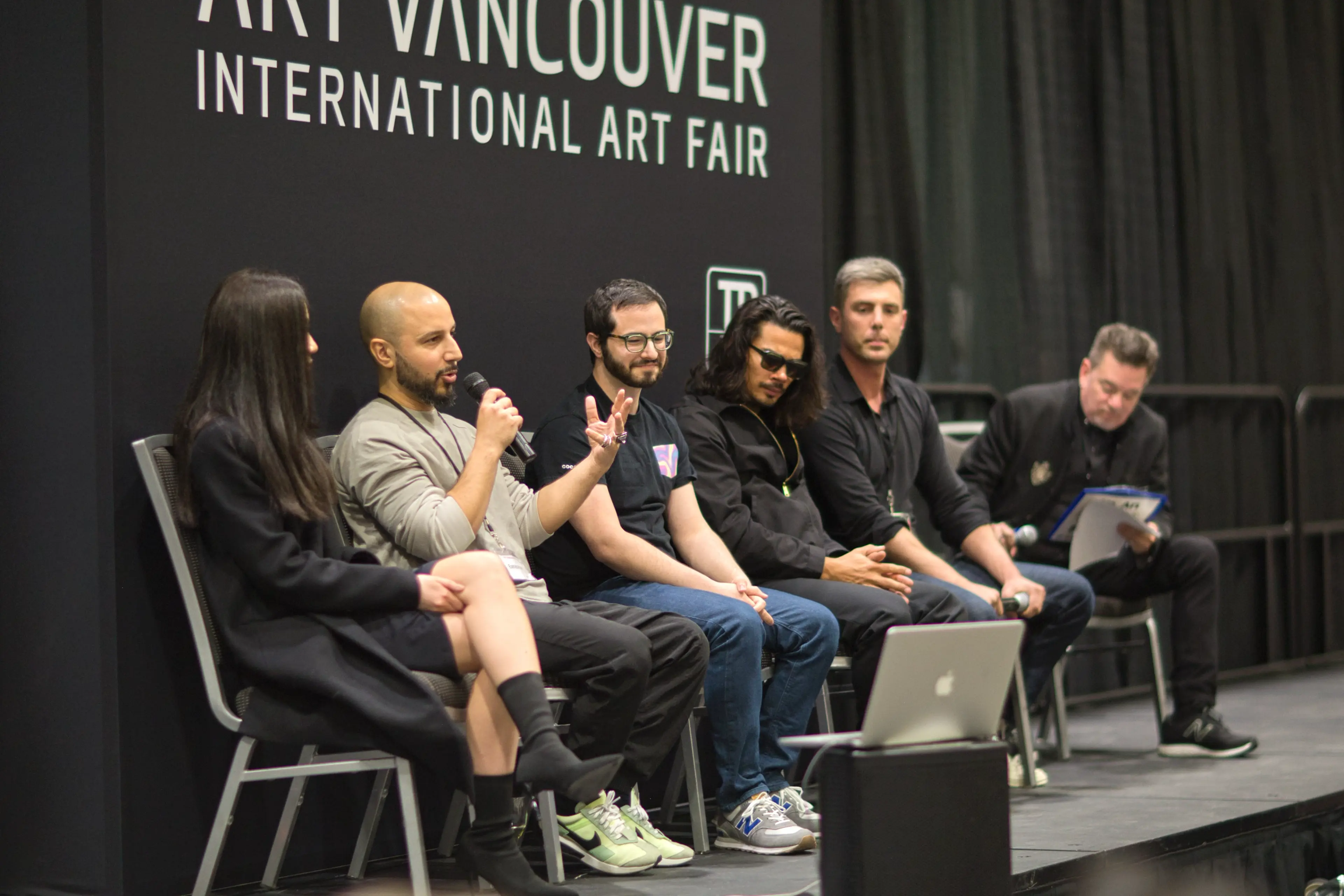 Panelists at Art Talks