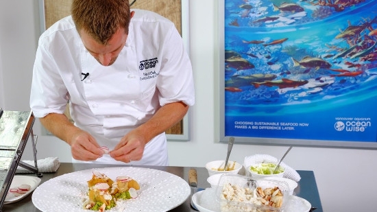 Ocean Wise executive chef Ned Bell is one of four top chefs that will be leading a cooking demo at Fin to Tail