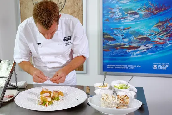 Ocean Wise executive chef Ned Bell is one of four top chefs that will be leading a cooking demo at Fin to Tail