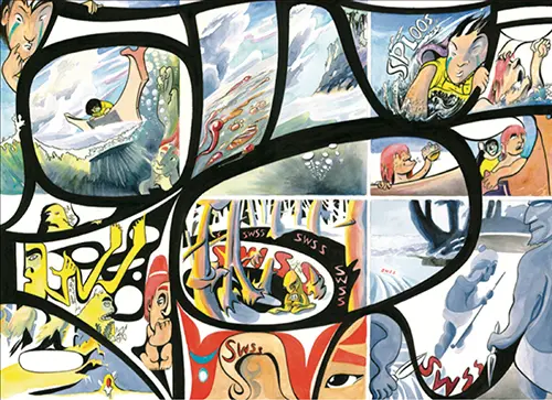 The Seriousness of Play | Michael Nicoll Yahgulanaas: Red (detail), 2008.