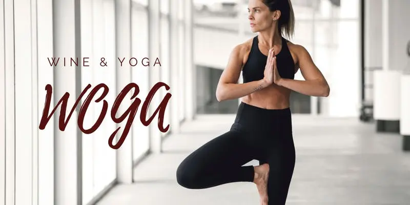 yoga and wine