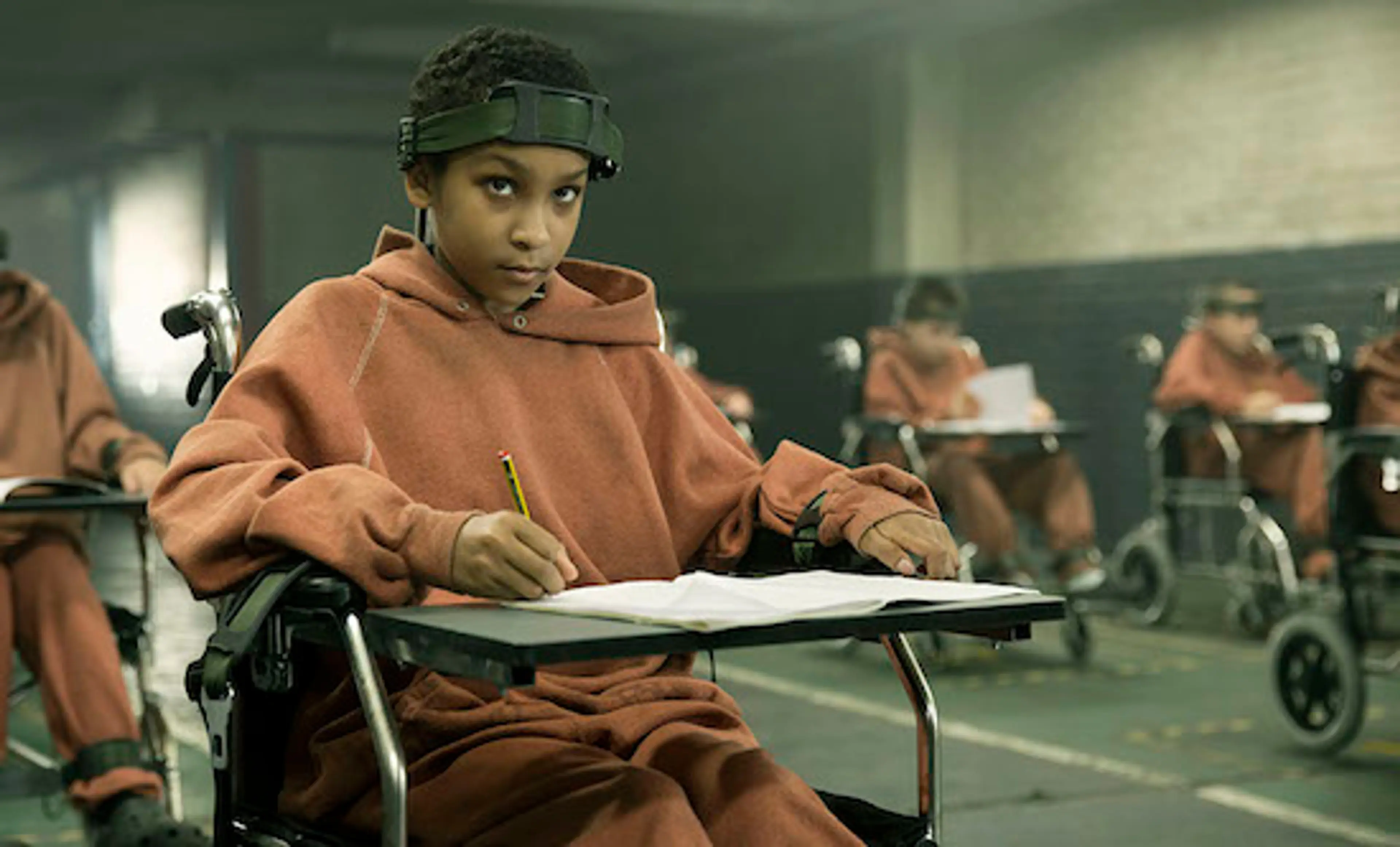 Newcomer Sennia Nanua stars in the "fiercely intelligent" zombie thriller The Girl With All the Gifts. 