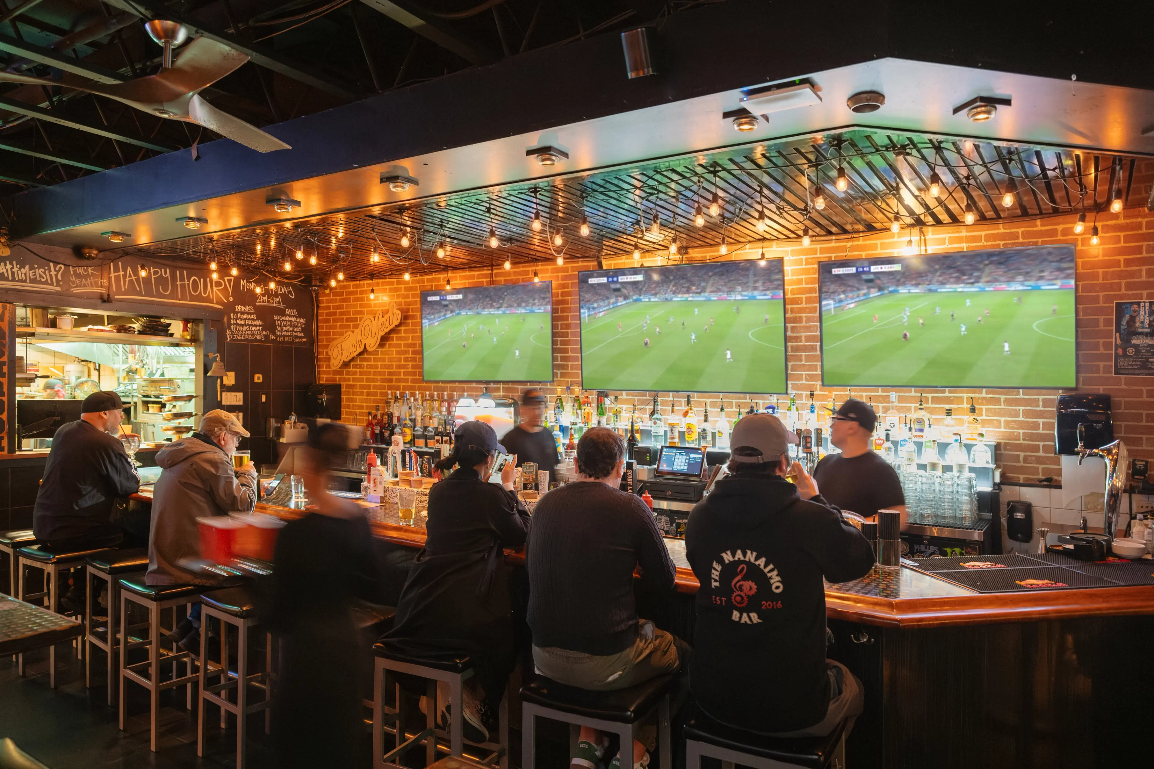 Interior image of the Score on Davie in Vancouver.