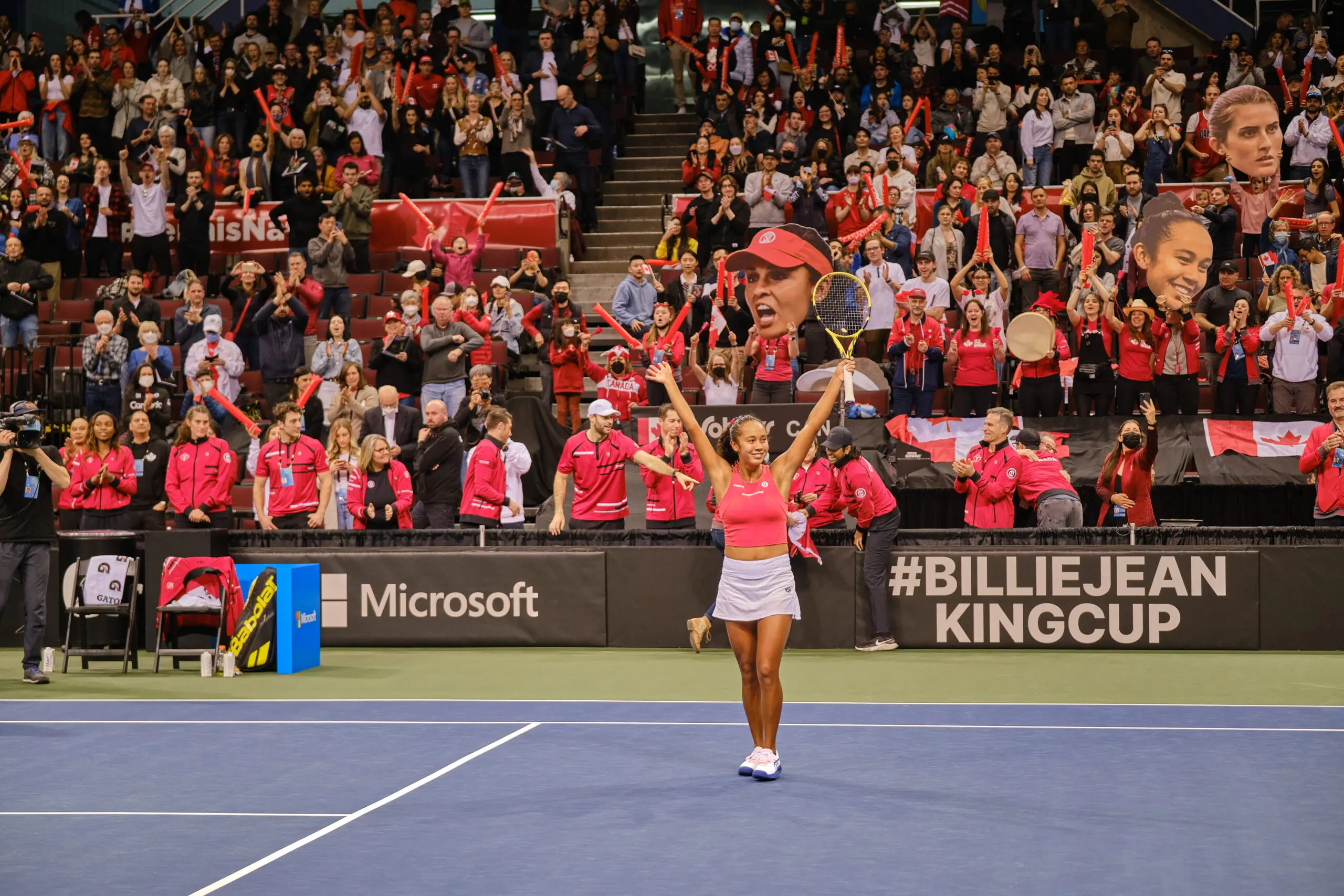 Team Canada Battles Belgium for the Billie Jean King Cup Qualifiers in Vancouver