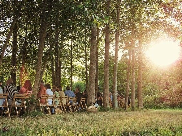 Corporate Luncheon in the forest