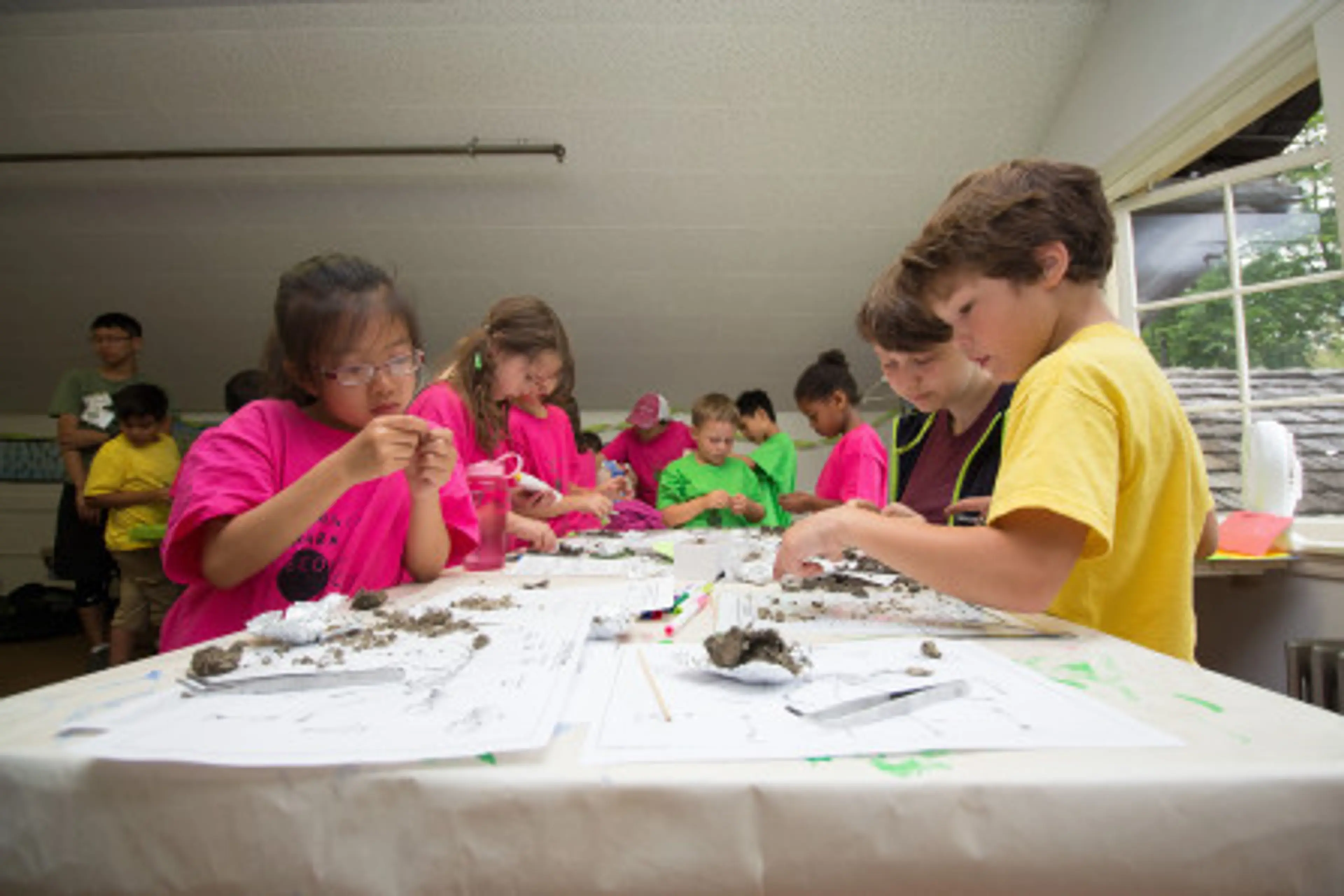 Stone Painting at the Nature House | photo: Richard King