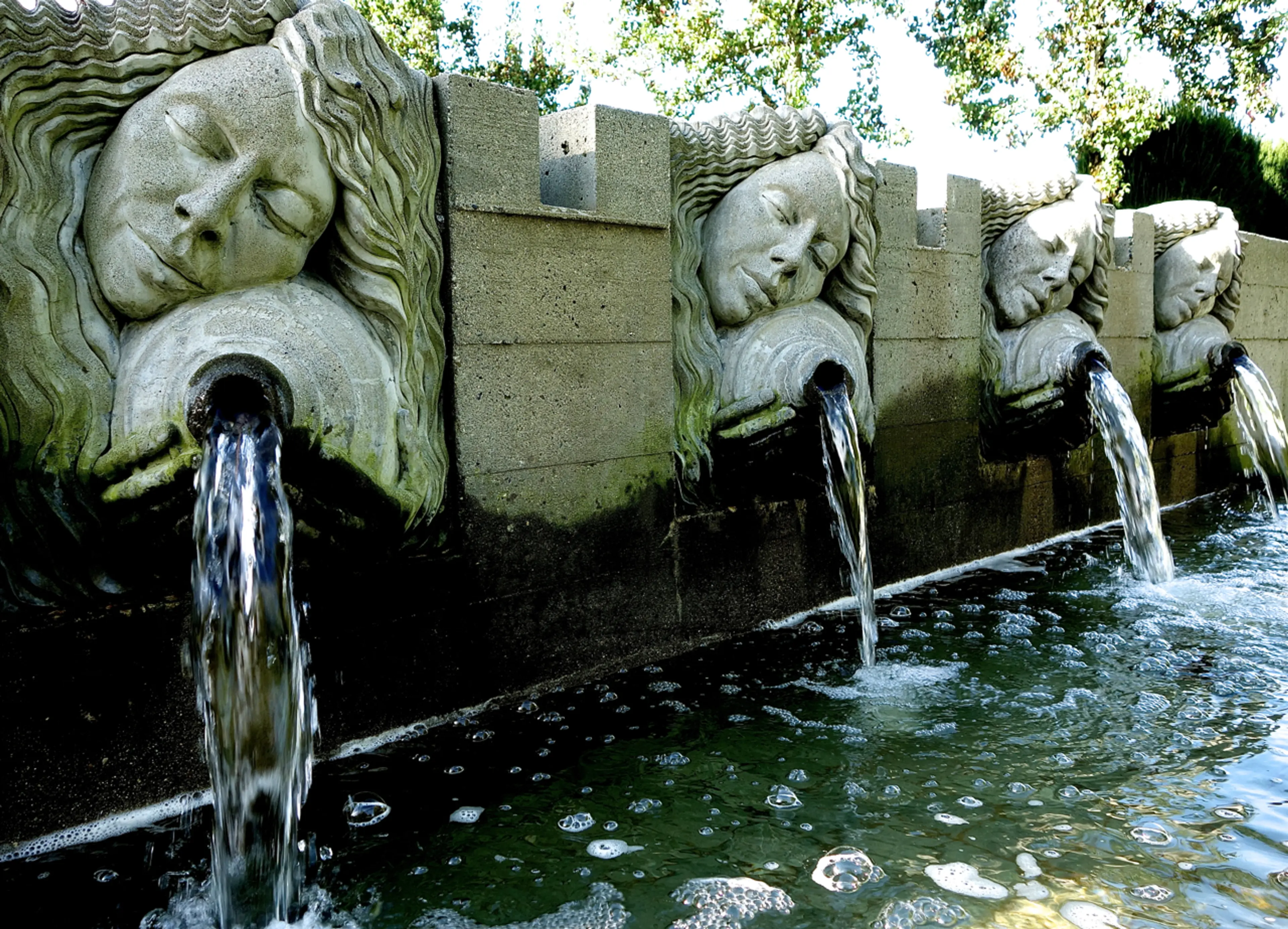 Fountain at the PNE Italian Garden