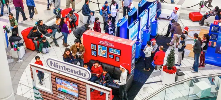 Nintendo Holiday malls