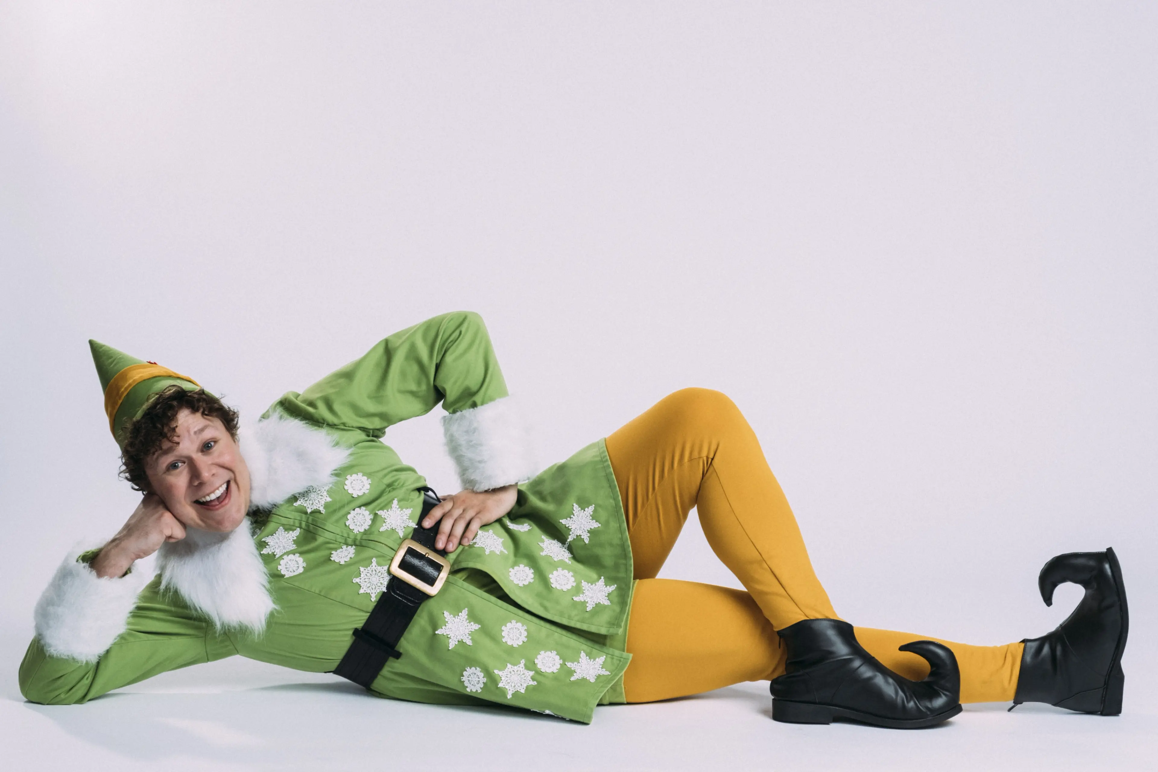 Cast of Elf: The Musical performing on stage at the Stanley BFL CANADA Stage