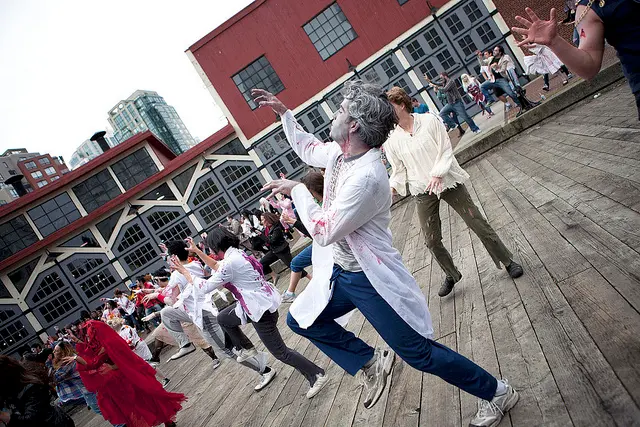 Calling all Zombies: Thrill the World Vancouver 2016
