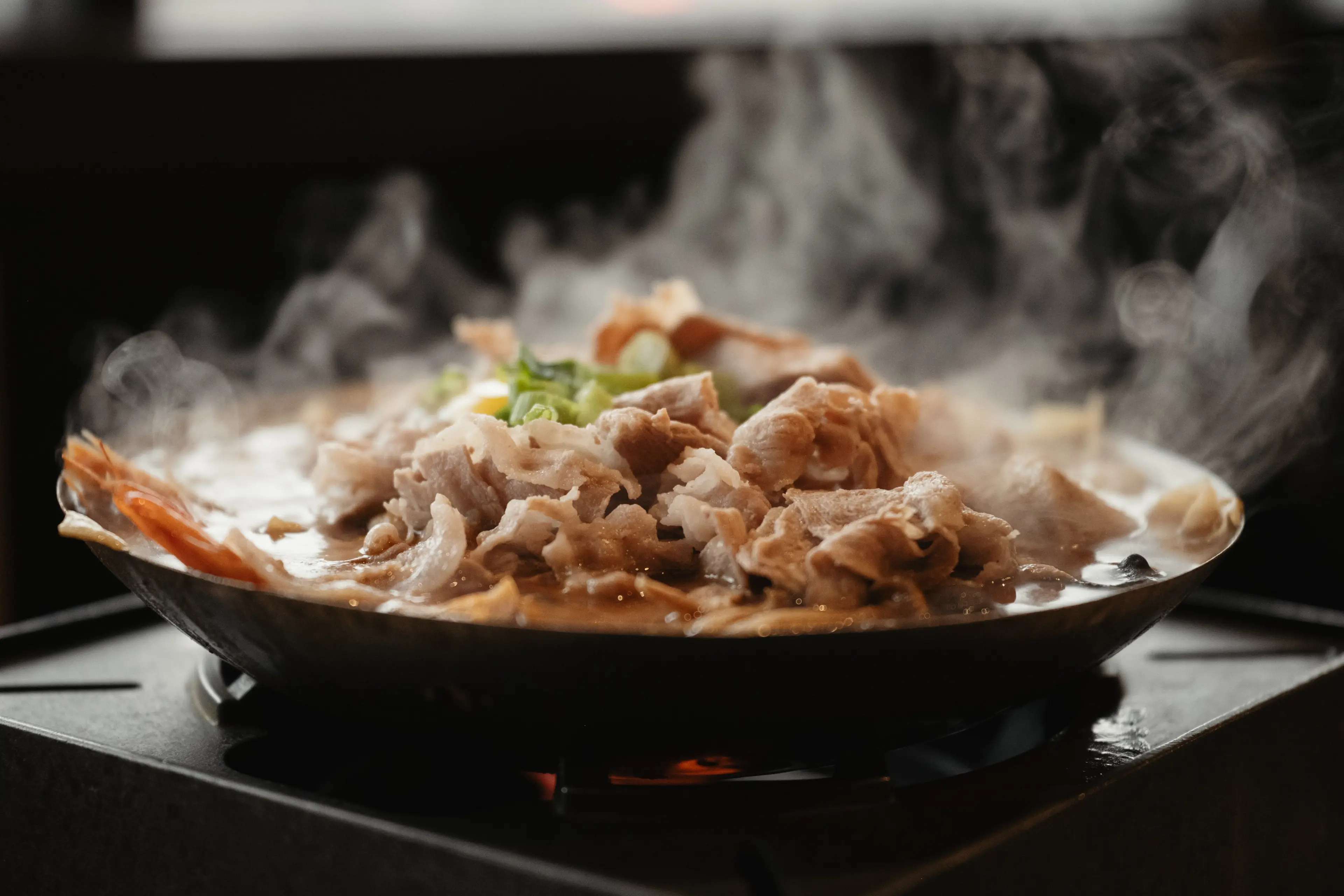 A ramen soup at Boiling Point in Vancouver. 