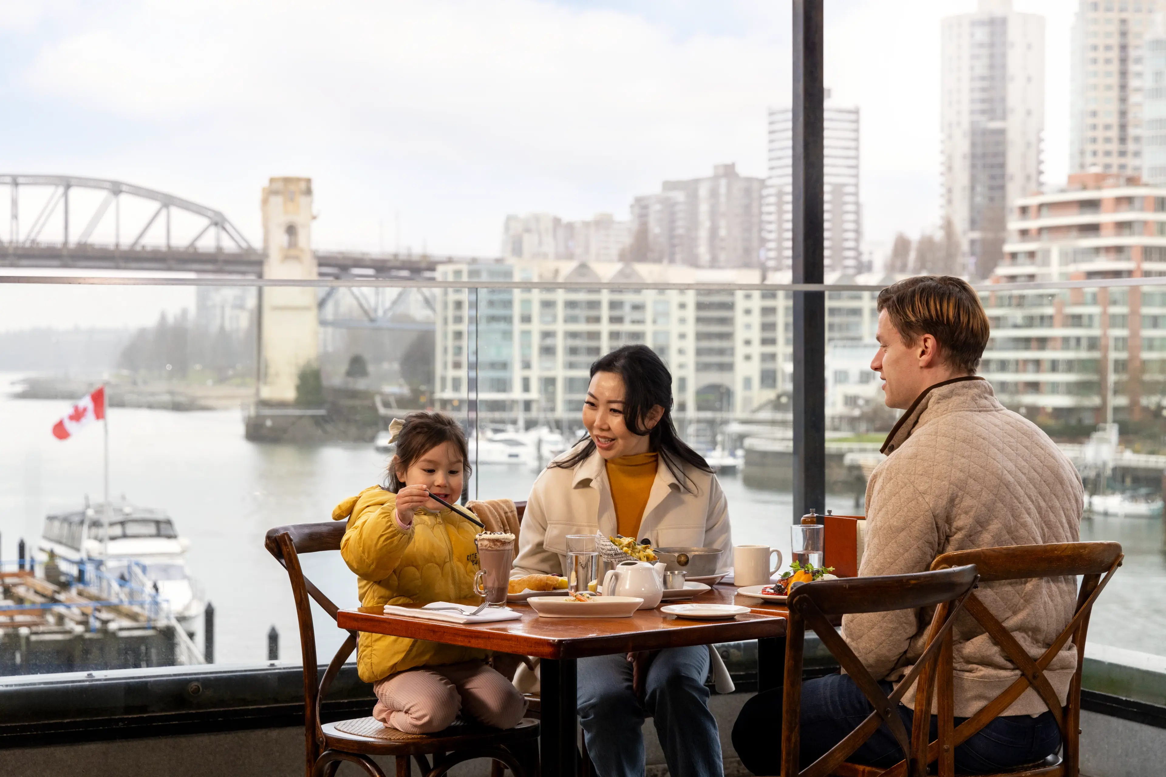 The Sandbar Restaurant at Vancouver's Granville Island.
