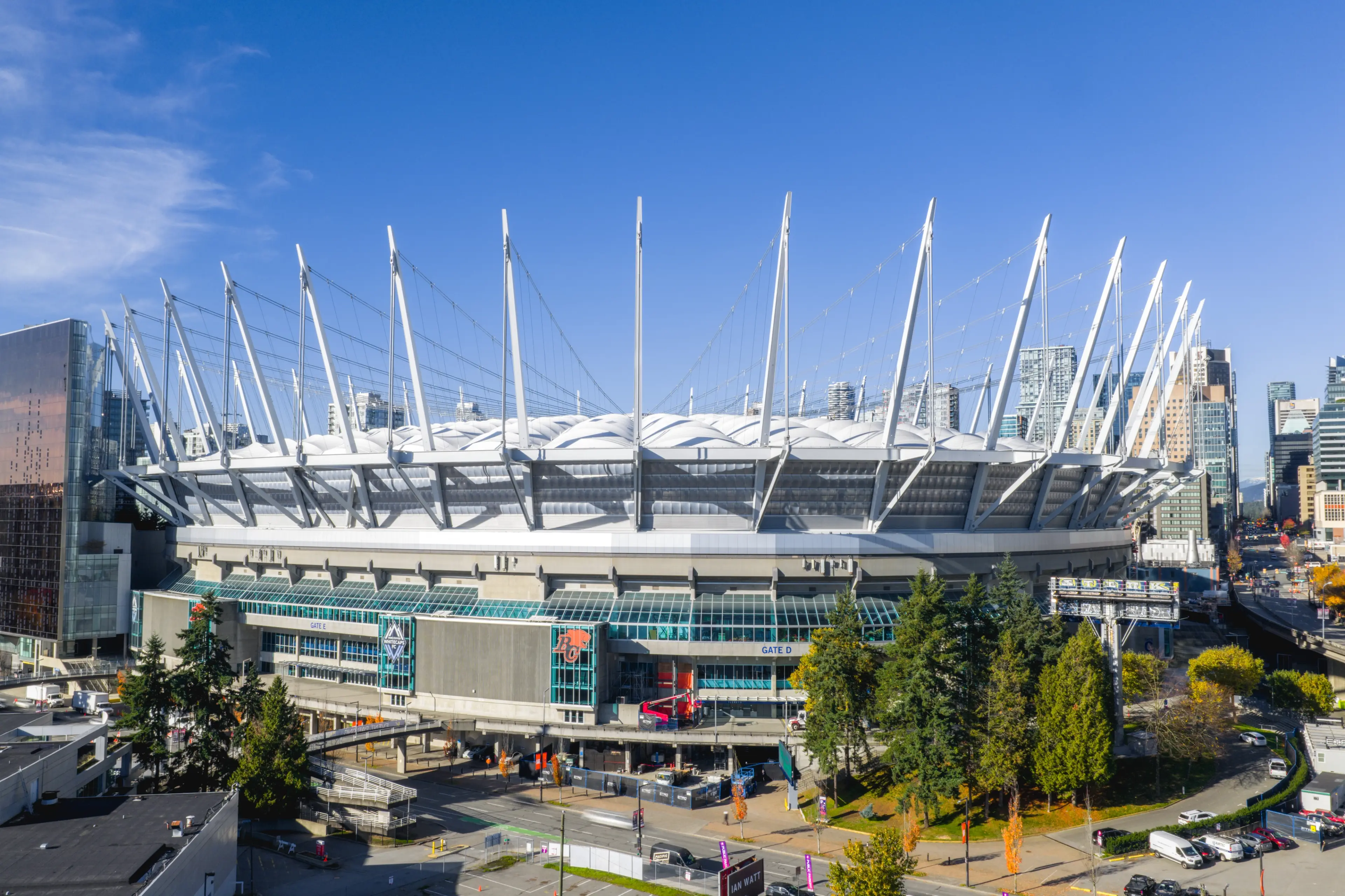 BC Place exterior image in Vancouver.