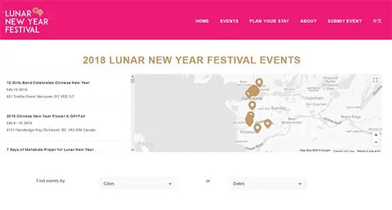 Lunar New Year Festival Website Promotes Diversity of Celebrations in Vancouver and Richmond this February