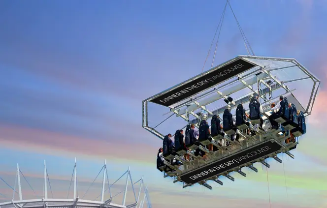 Renowned Executive Chef Ned Bell Joins “Dinner in the Sky Canada” Experience