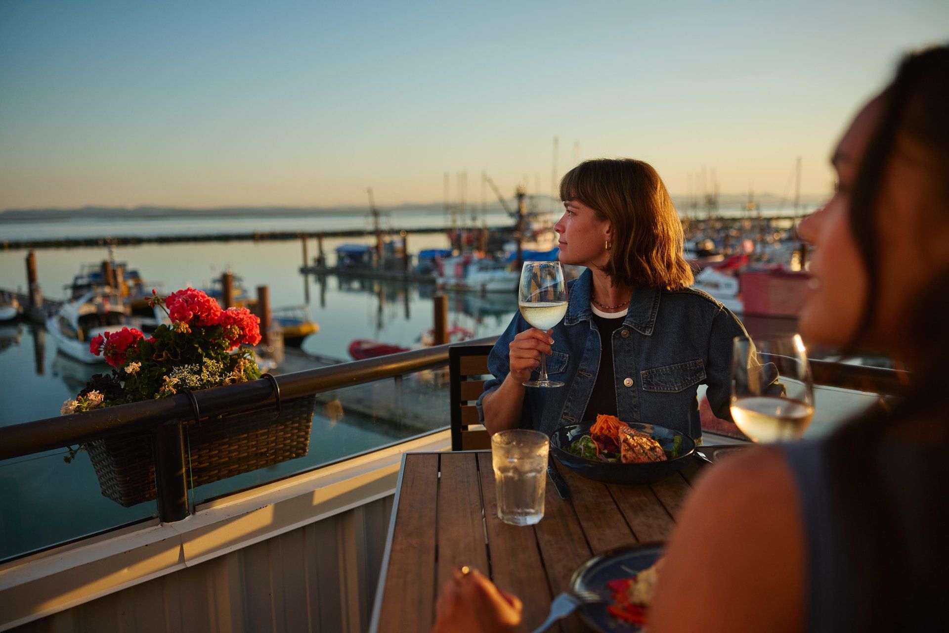 Dining at Catch Kitchen restaurant in Steveston