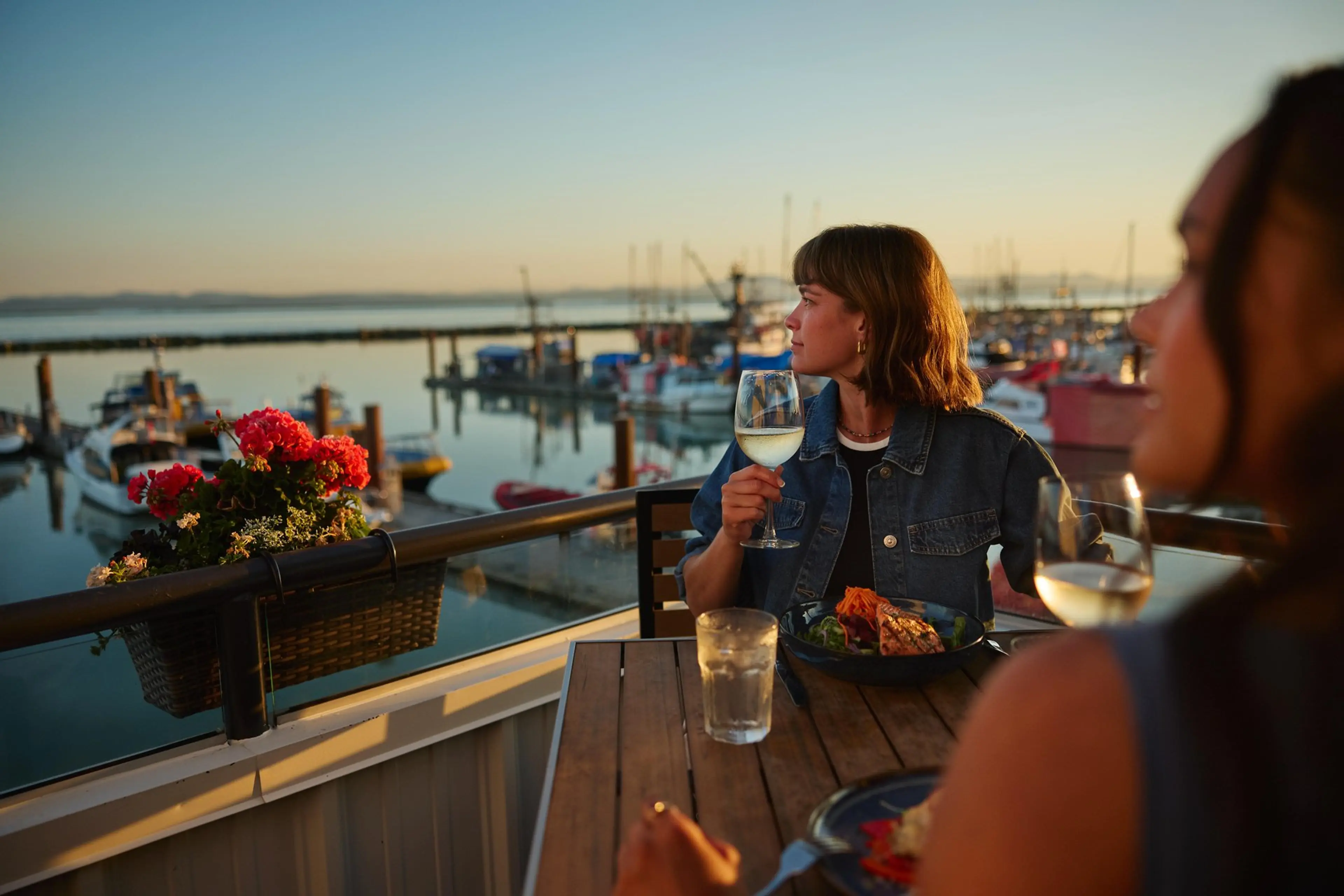 Dining at Catch Kitchen restaurant in Steveston