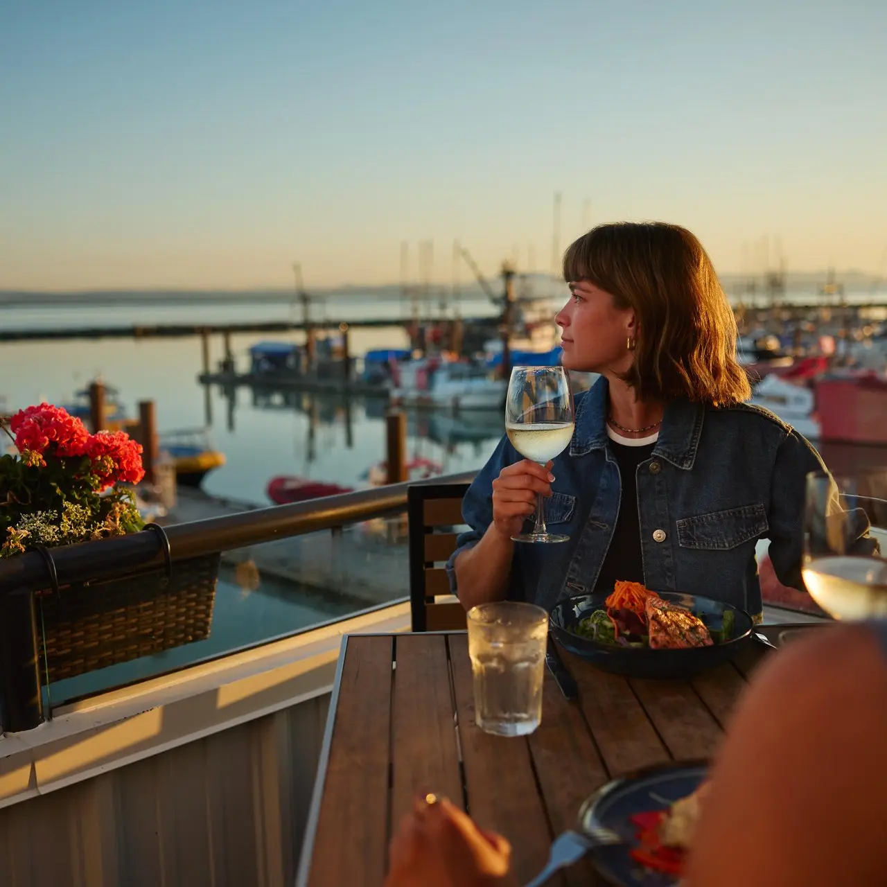 Dining at Catch Kitchen restaurant in Steveston