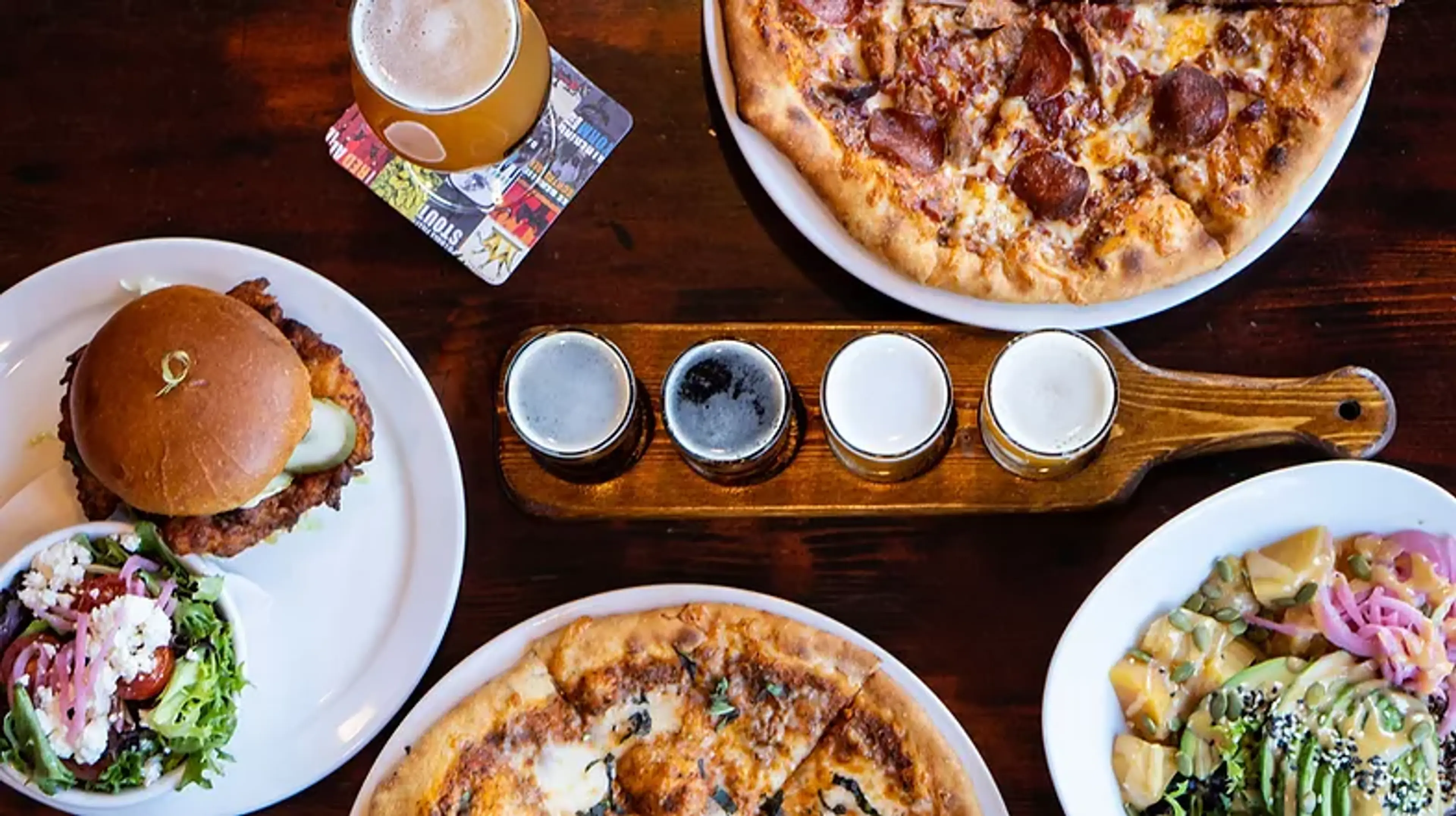 Food and beer at Howe Sound Brewing