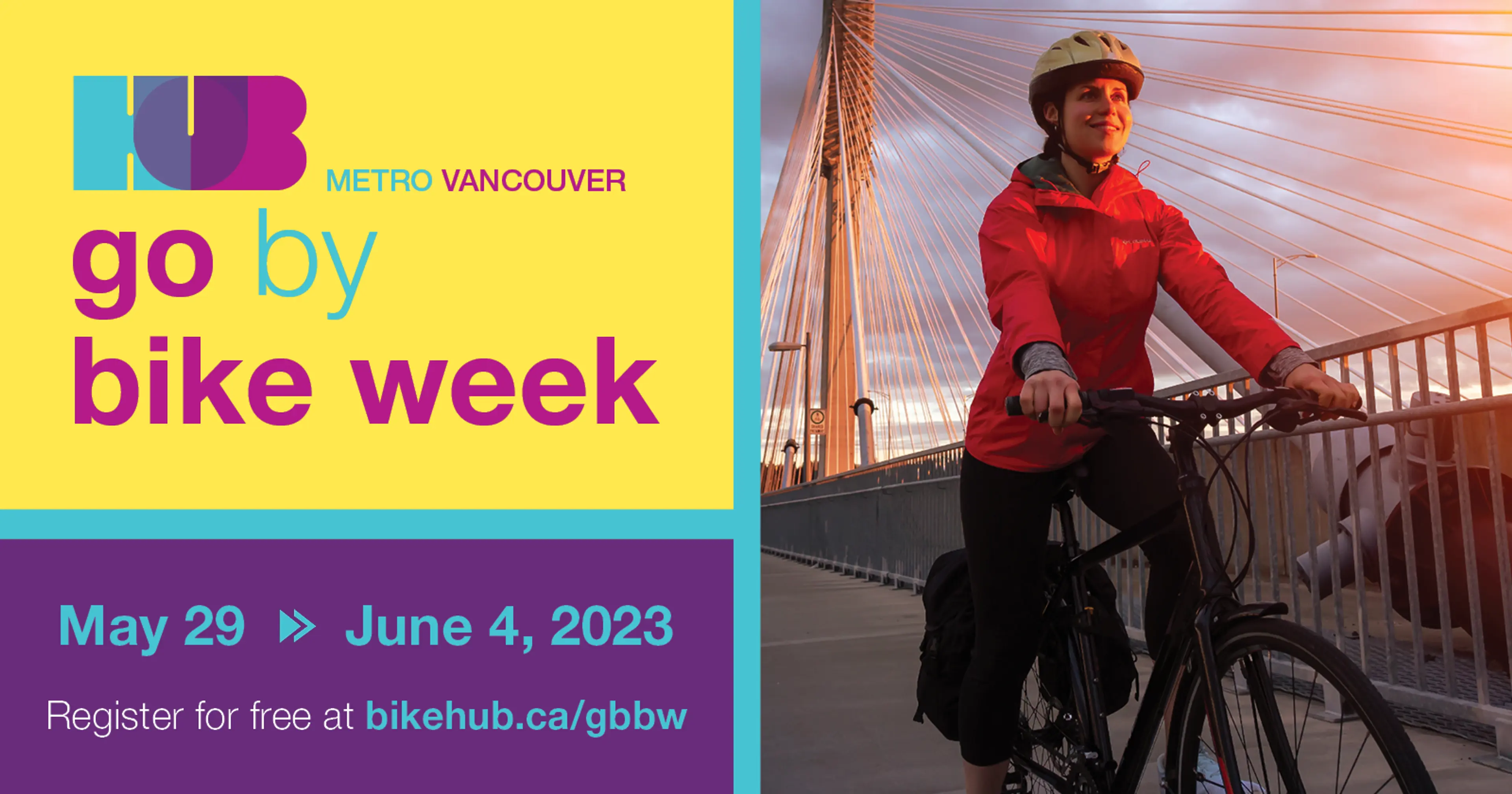Celebrate 2023 Spring Go By Bike Week from May 29 to June 4