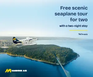 Free scenic seaplane tour for two with a two-night stay