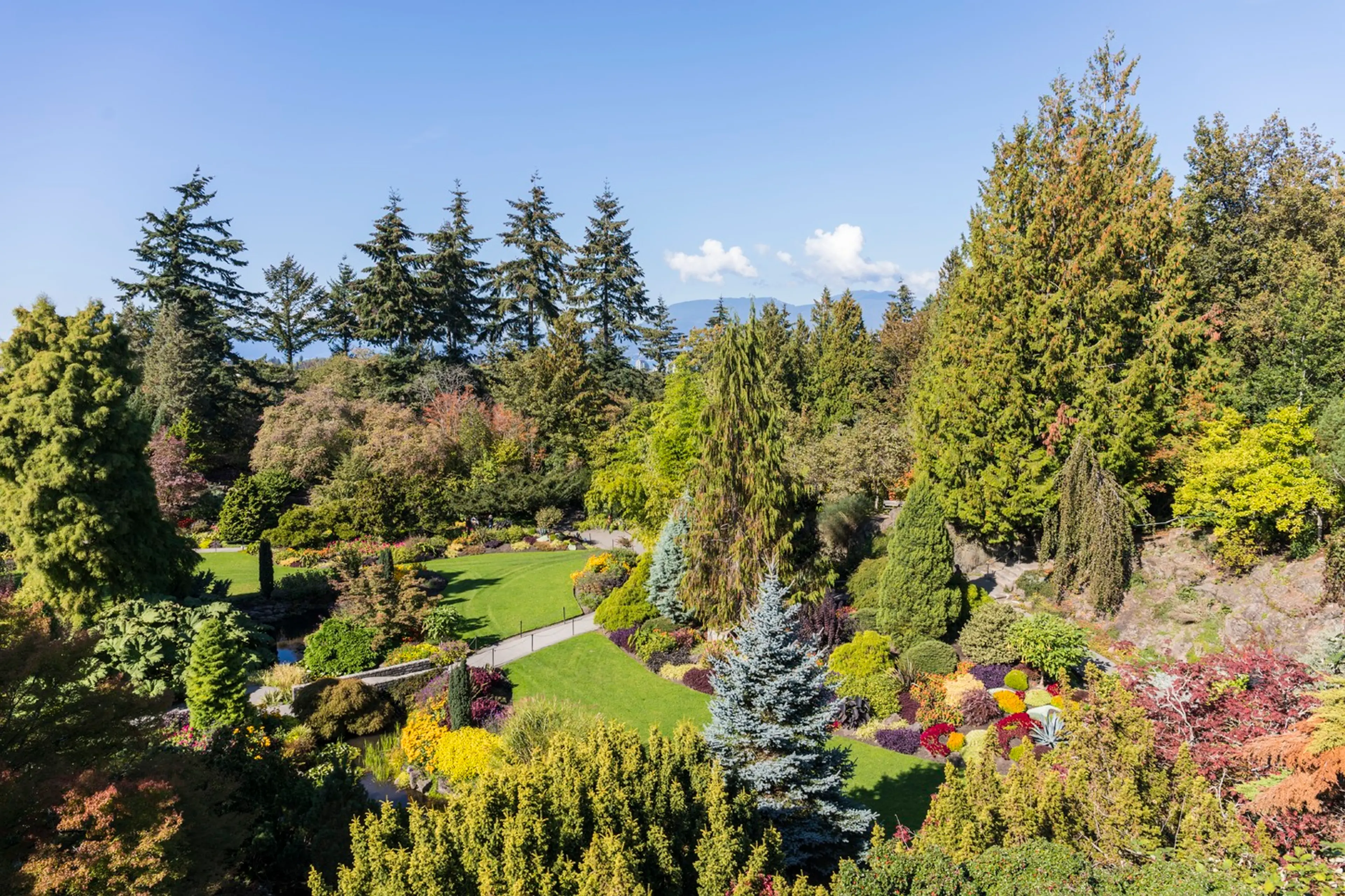 Quarry Gardens at Queen Elizabeth Park in Vancouver